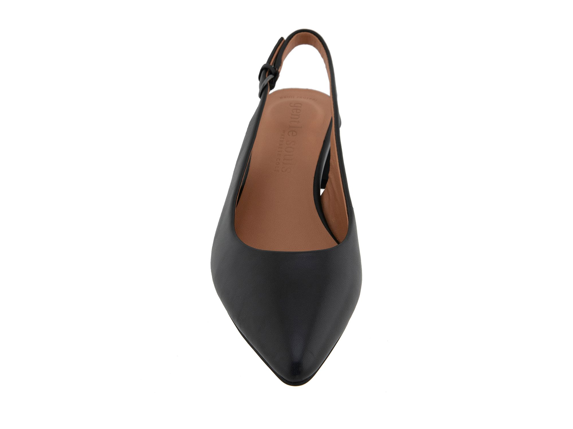 Women's Georgia Pointed Toe Slingback Block Heel Pumps — Image 3