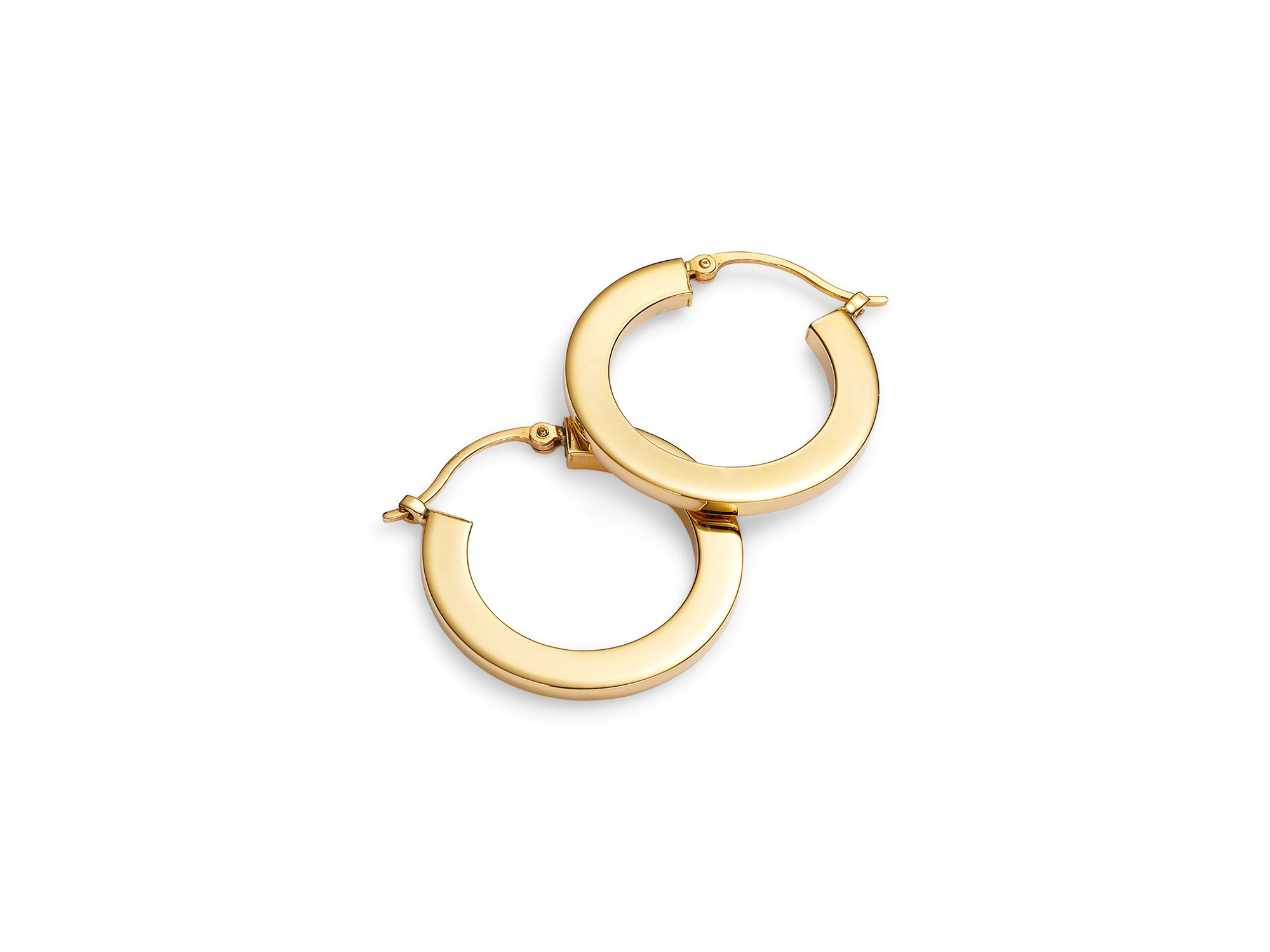 Hoop Earrings in 14K Yellow Gold - Exclusive — Image 3