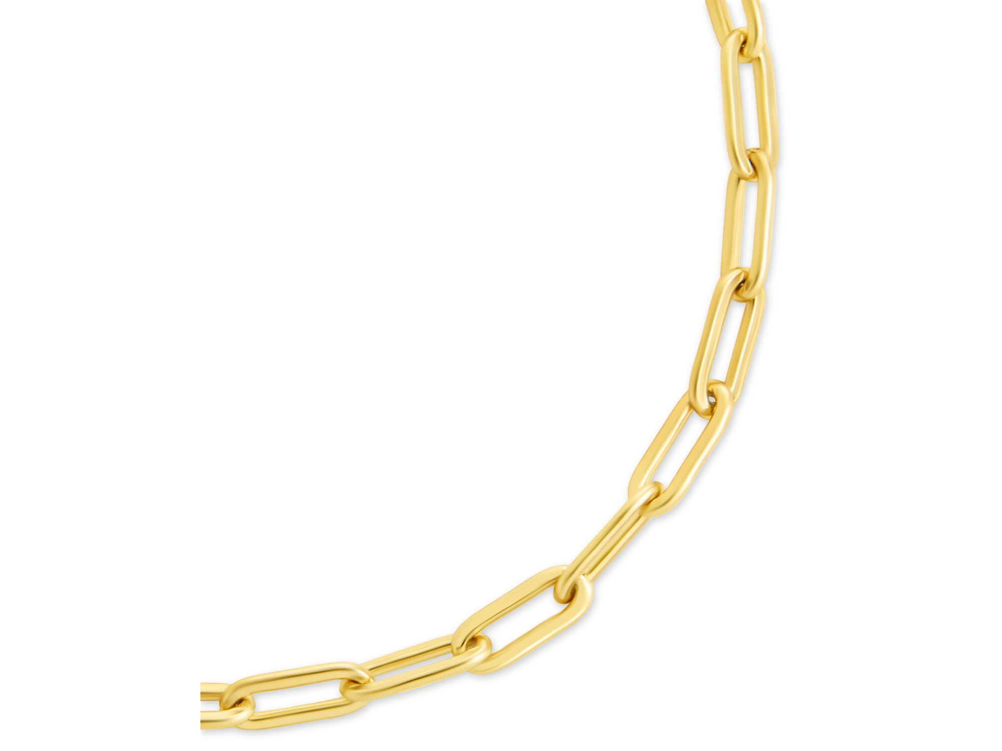 Dainty Paperclip Chain Bracelet — Image 3