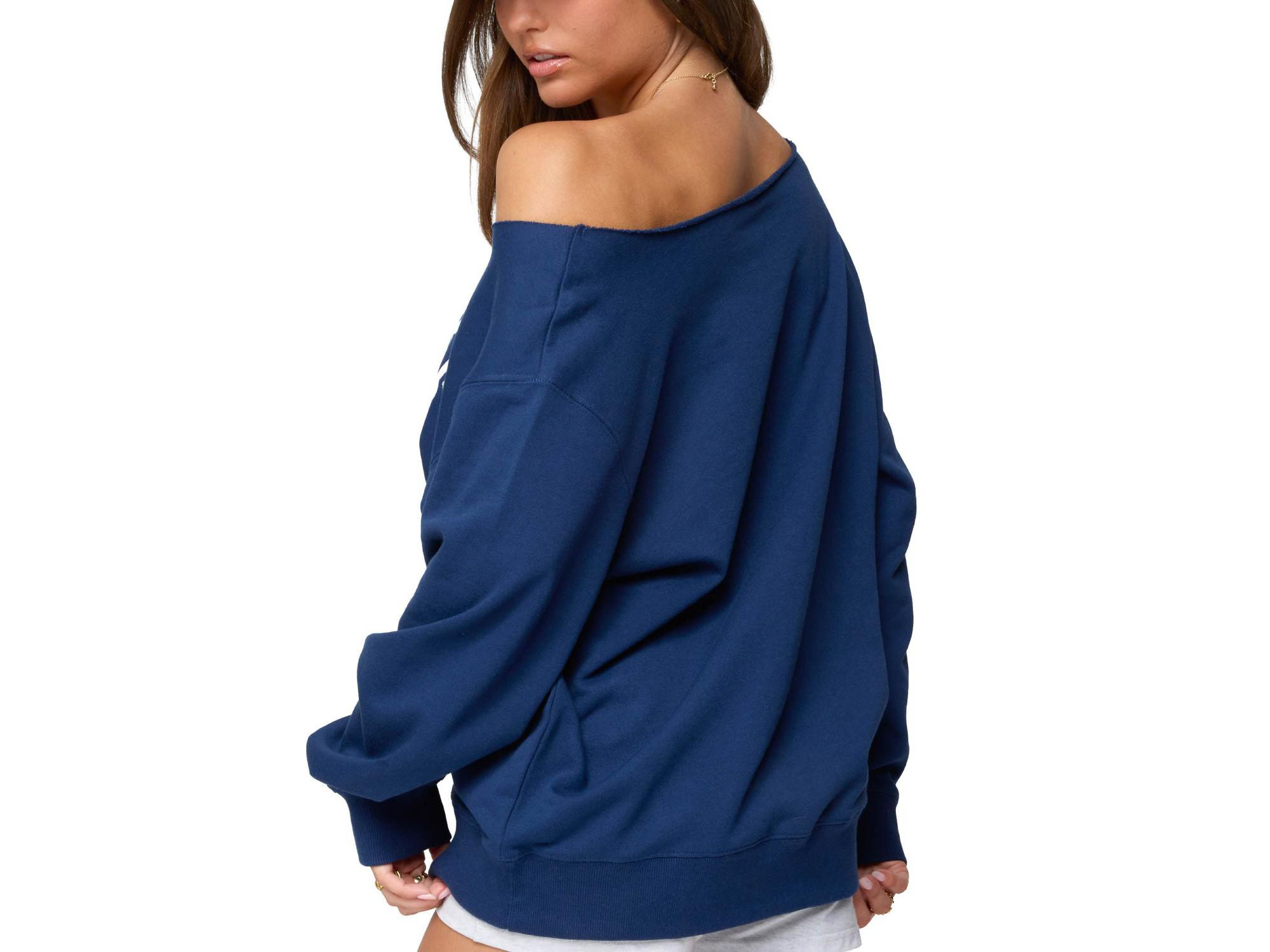 Nashville Oversized Wide Neck Sweatshirt — Image 3