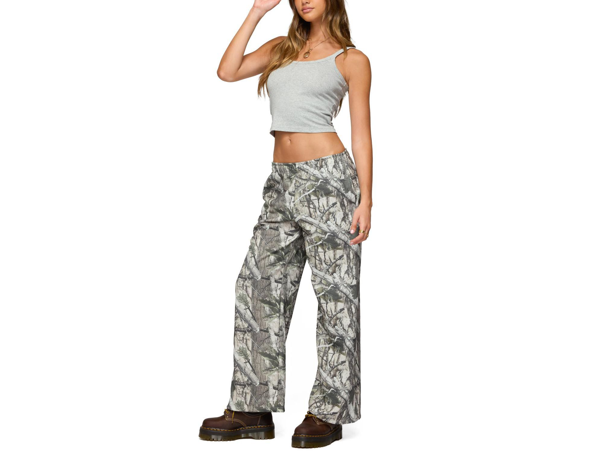 Camo Straight Leg Sweatpants — Image 3