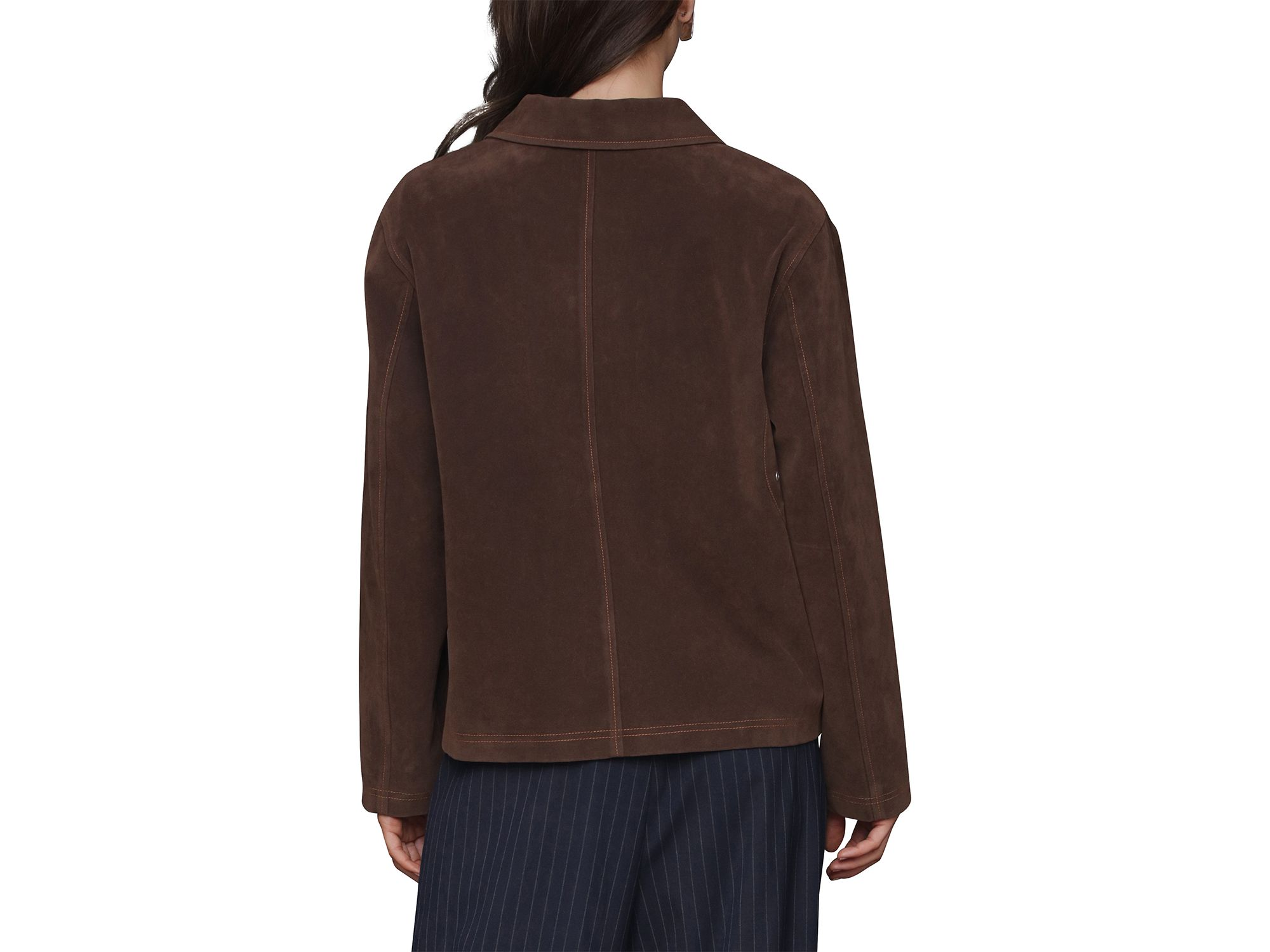 Faux Suede Barn Jacket — Image 5
