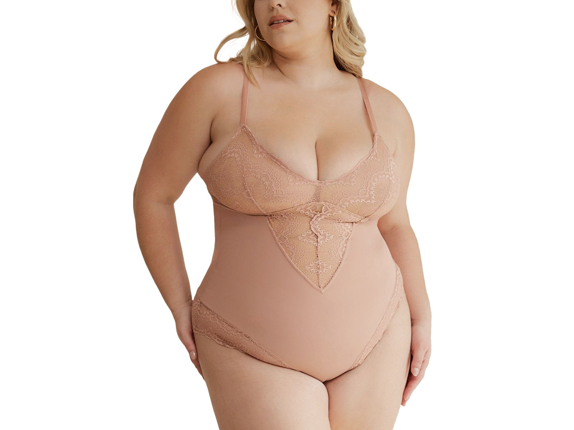 Sculpting Lace Shapewear Bodysuit — Image 3