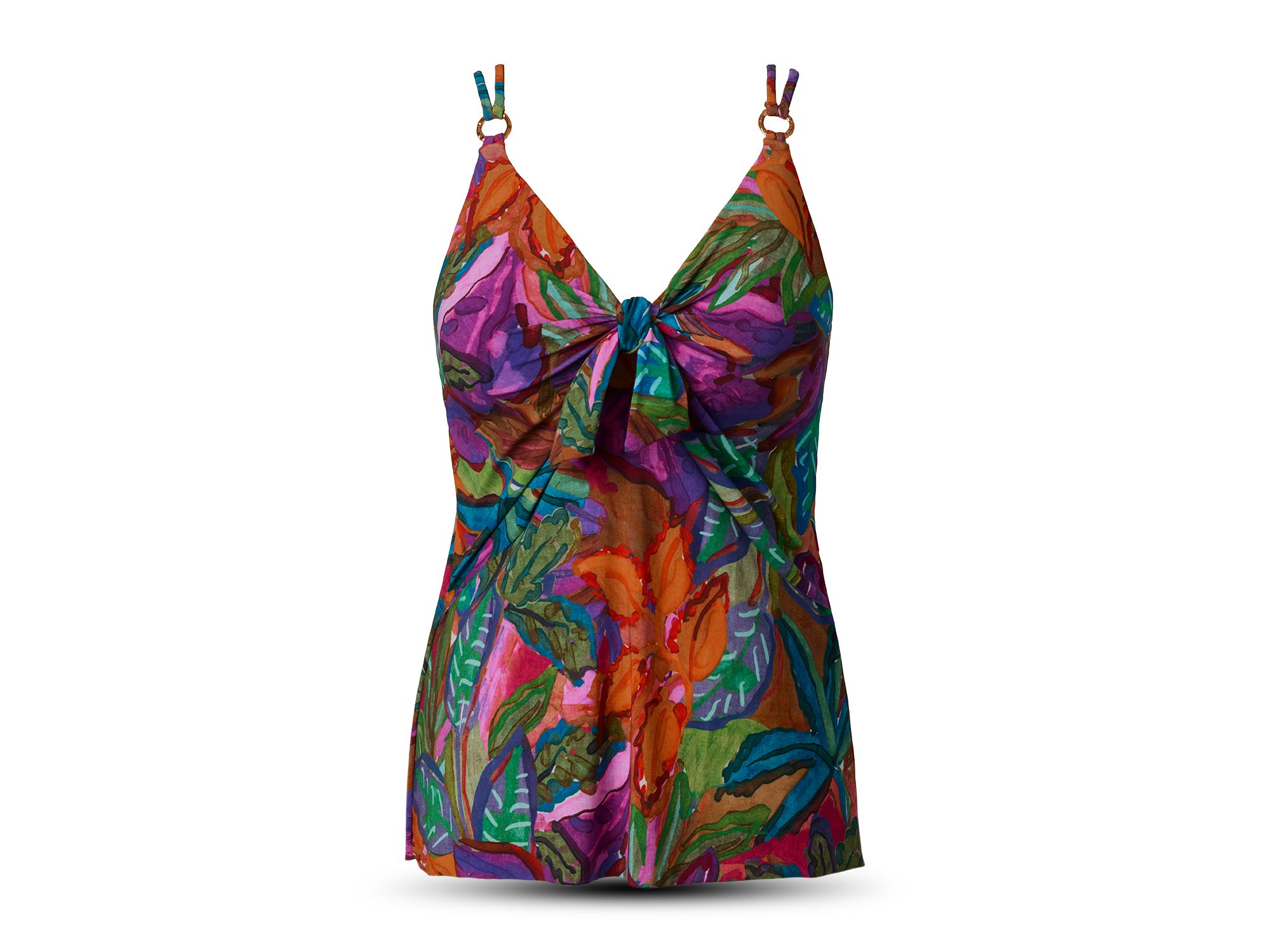 Cactus Flower Akikio Tankini Top — Image 4