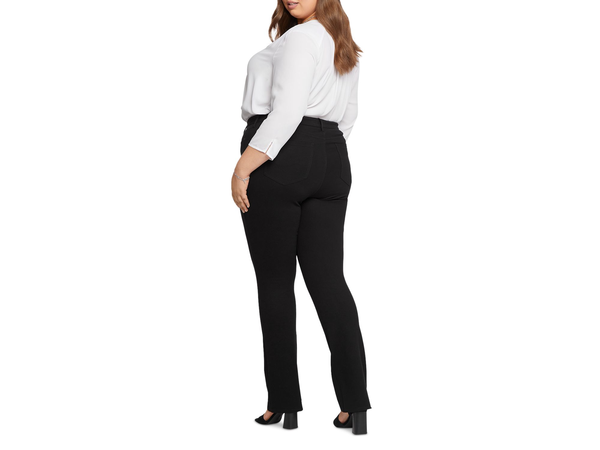 Marilyn Compression Ponte Straight Pants — Image 5