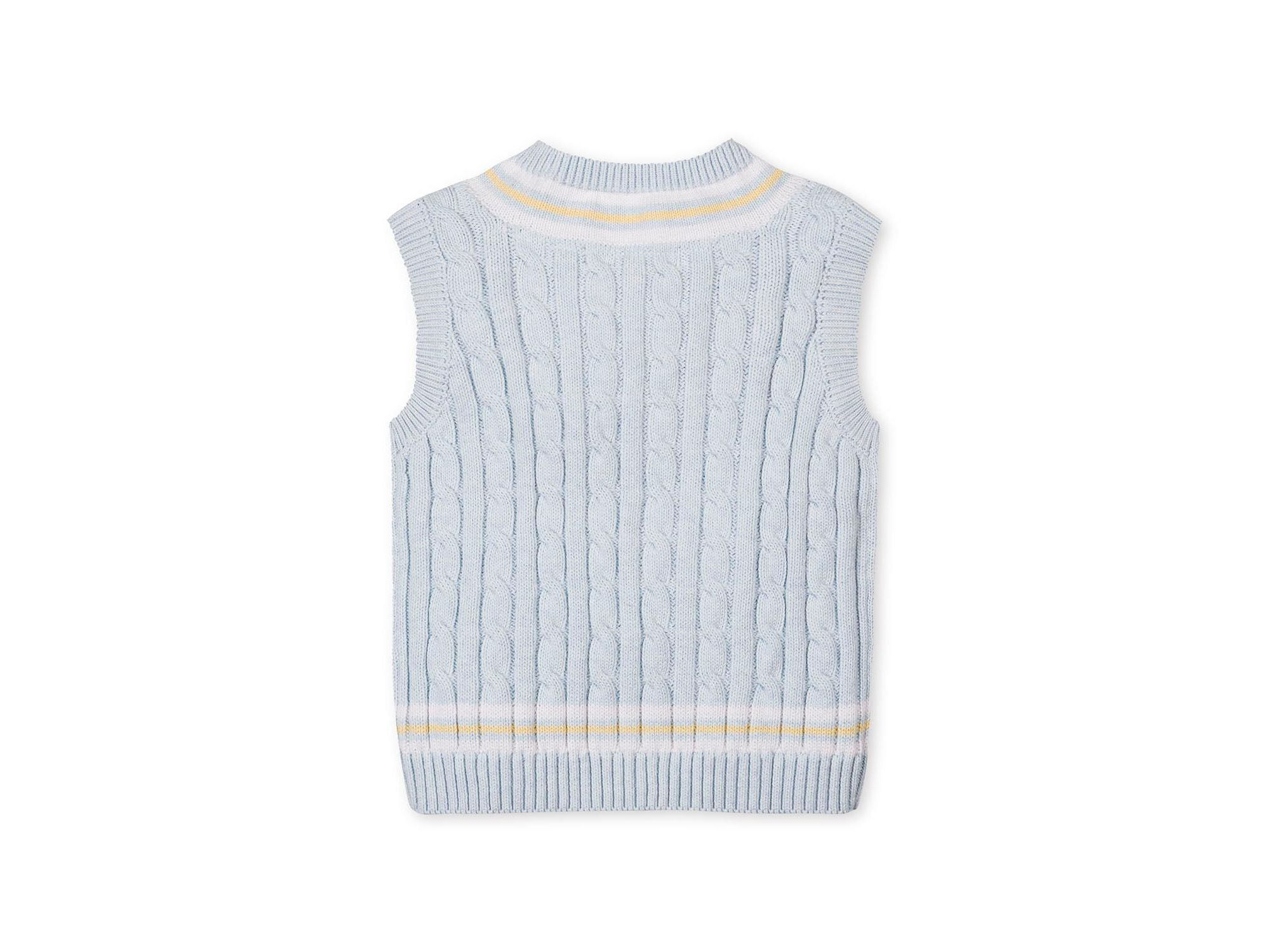 Boys' Organic V-Neck Cricket Sweater Vest - Baby — Image 6