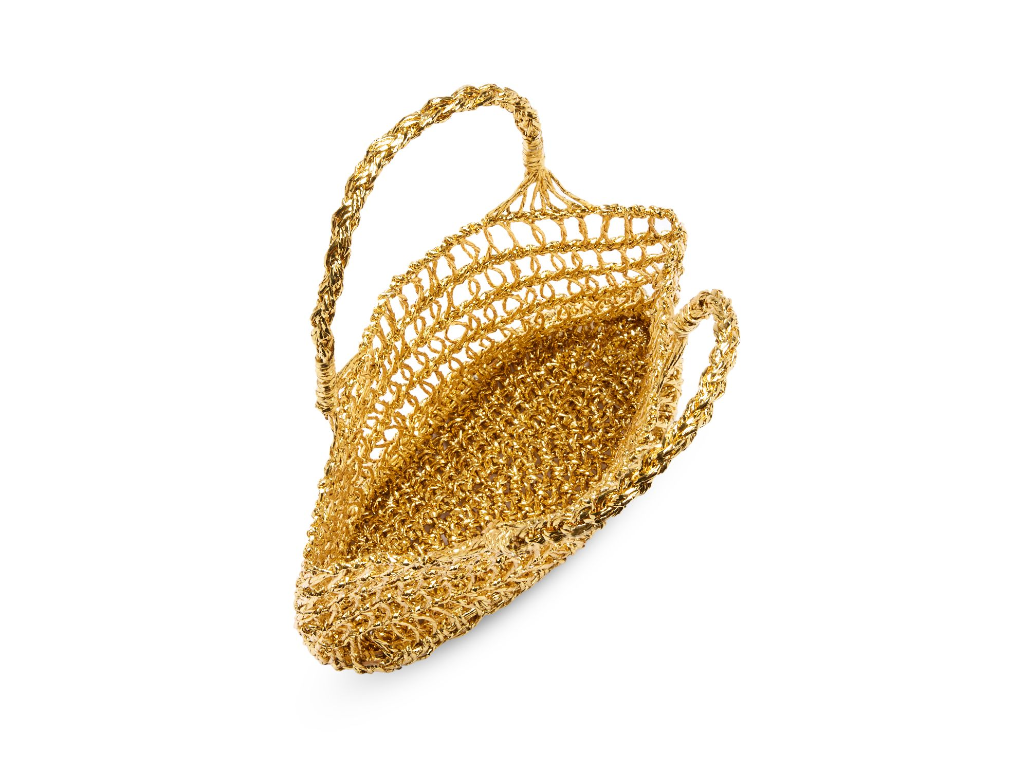 Woven Metallic Tote - Exclusive — Image 4