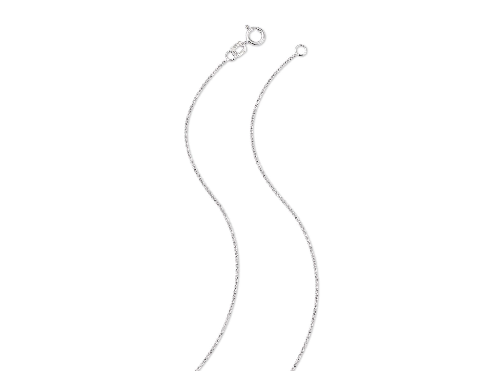 Diamond Rose Flower Openwork Pendant Necklace in 14K White Gold, 0.30 tcw — Image 4