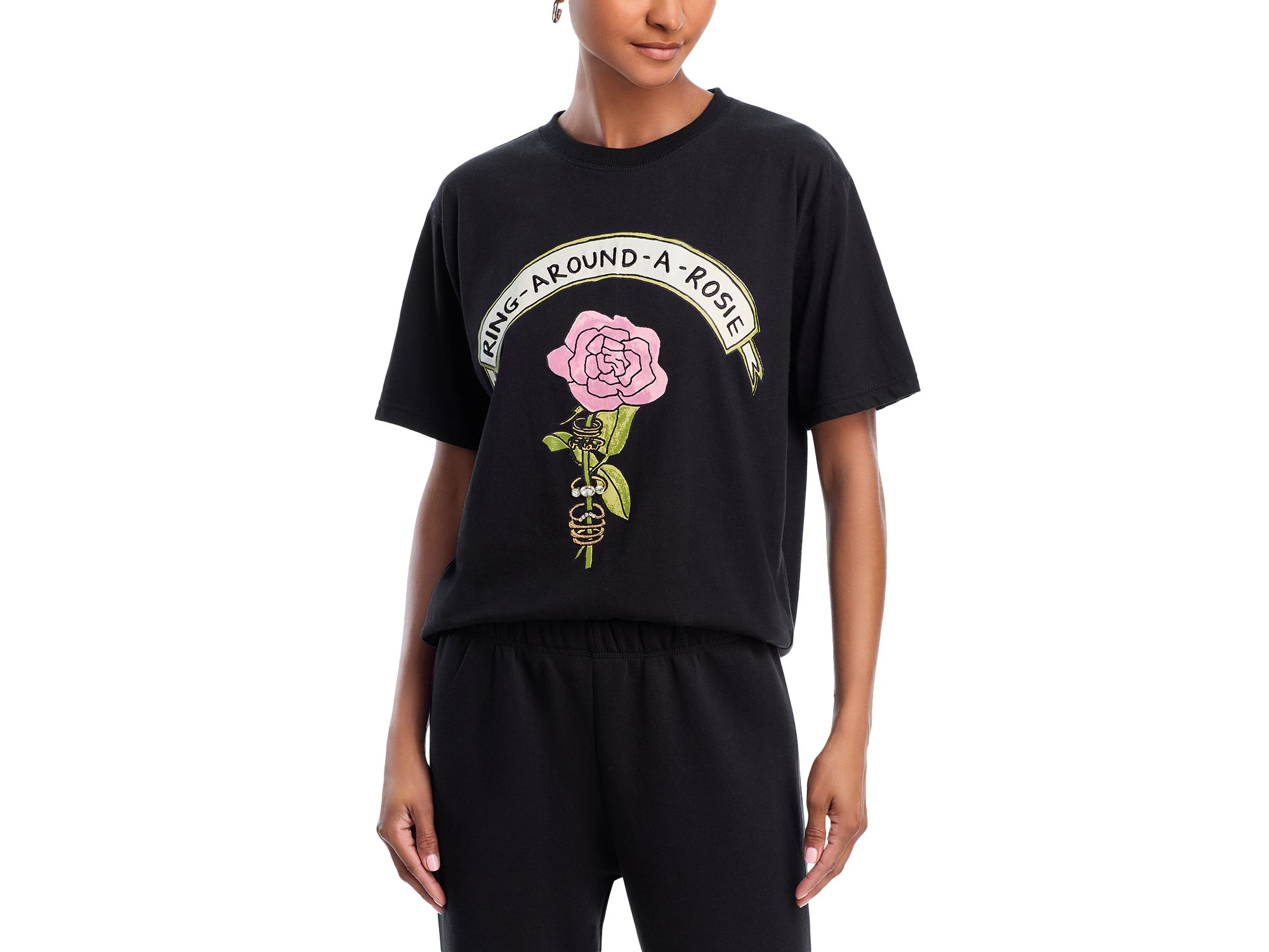 Ring Around the Rosie Short Sleeve Tee & Sweatpants - Exclusive — Image 3