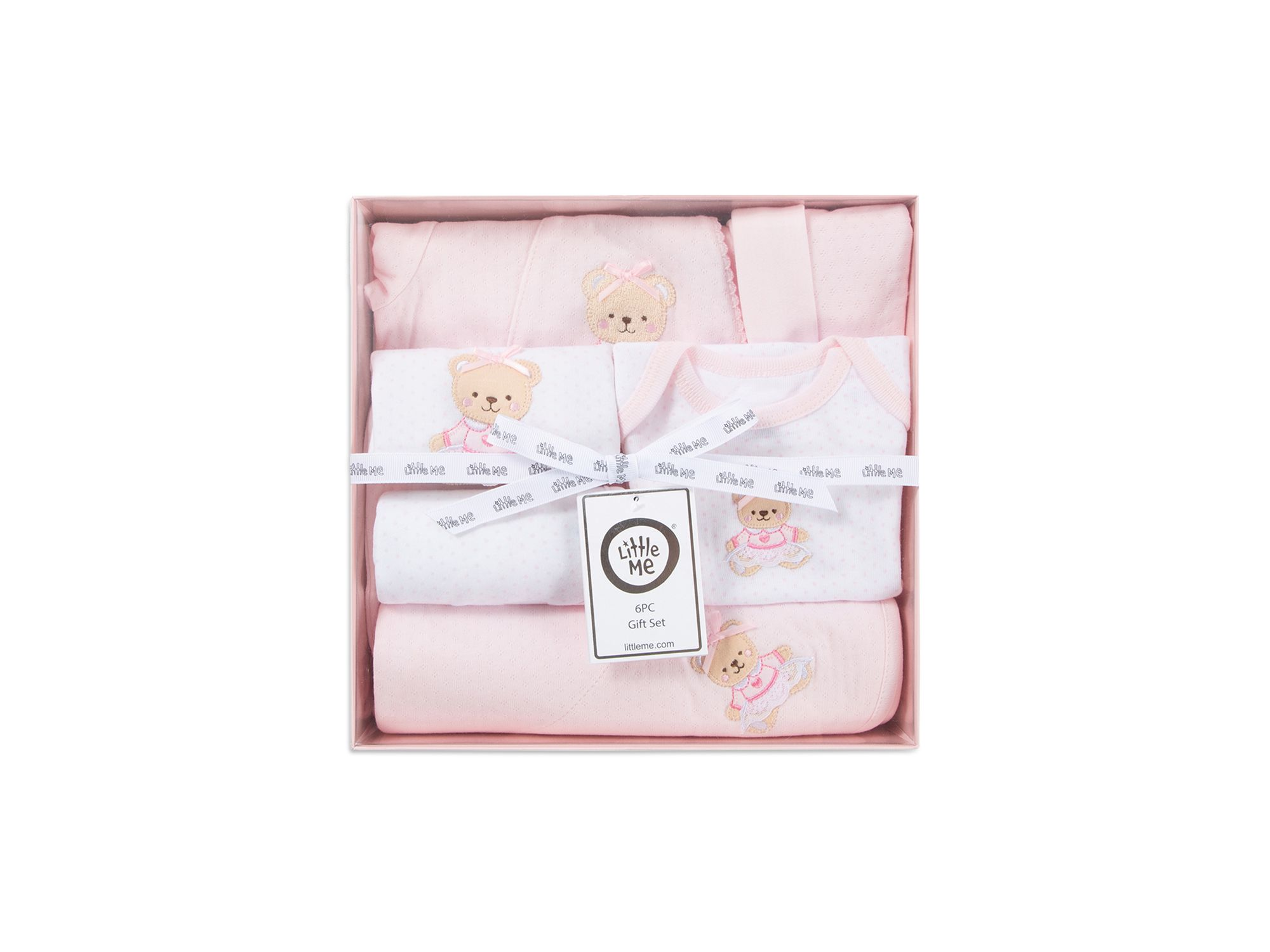 Girl' Sweet Bear Six Piece Gift Box Set - Baby — Image 5