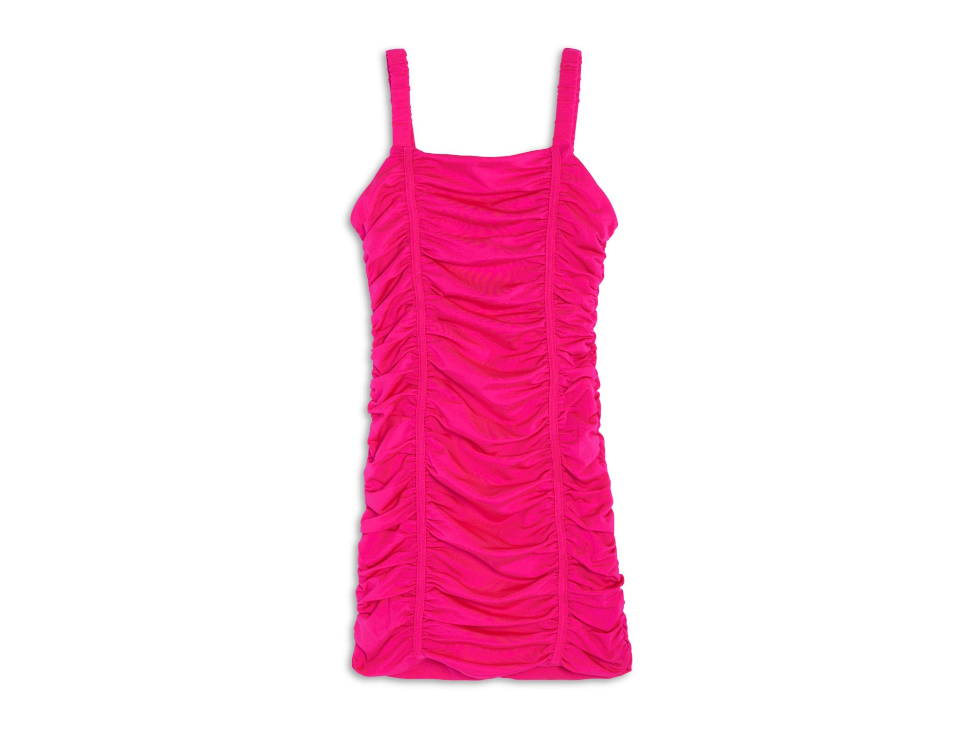 Girls' Scarlett Nylon Stretch Ruched Party Dress - Big Kid - Image 1
