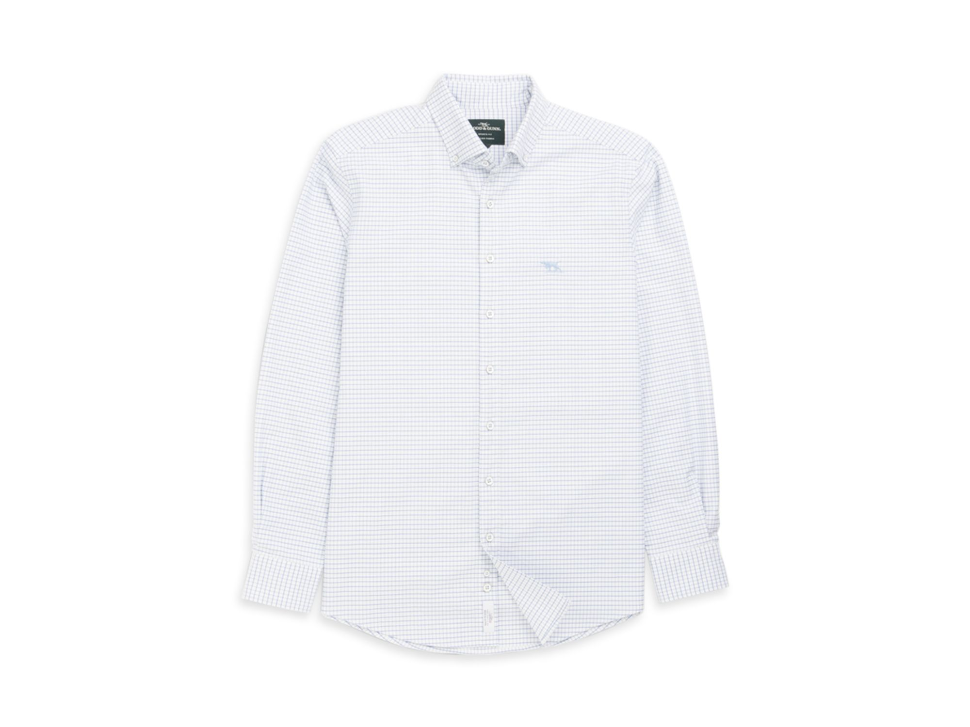 Slim Fit Gunn Check Oxford 5 Long Sleeve Shirt — Image 5