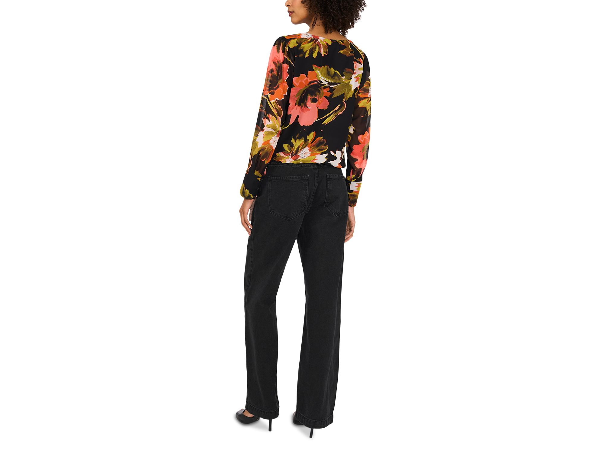 Wrapped Long Sleeve Blouse — Image 3