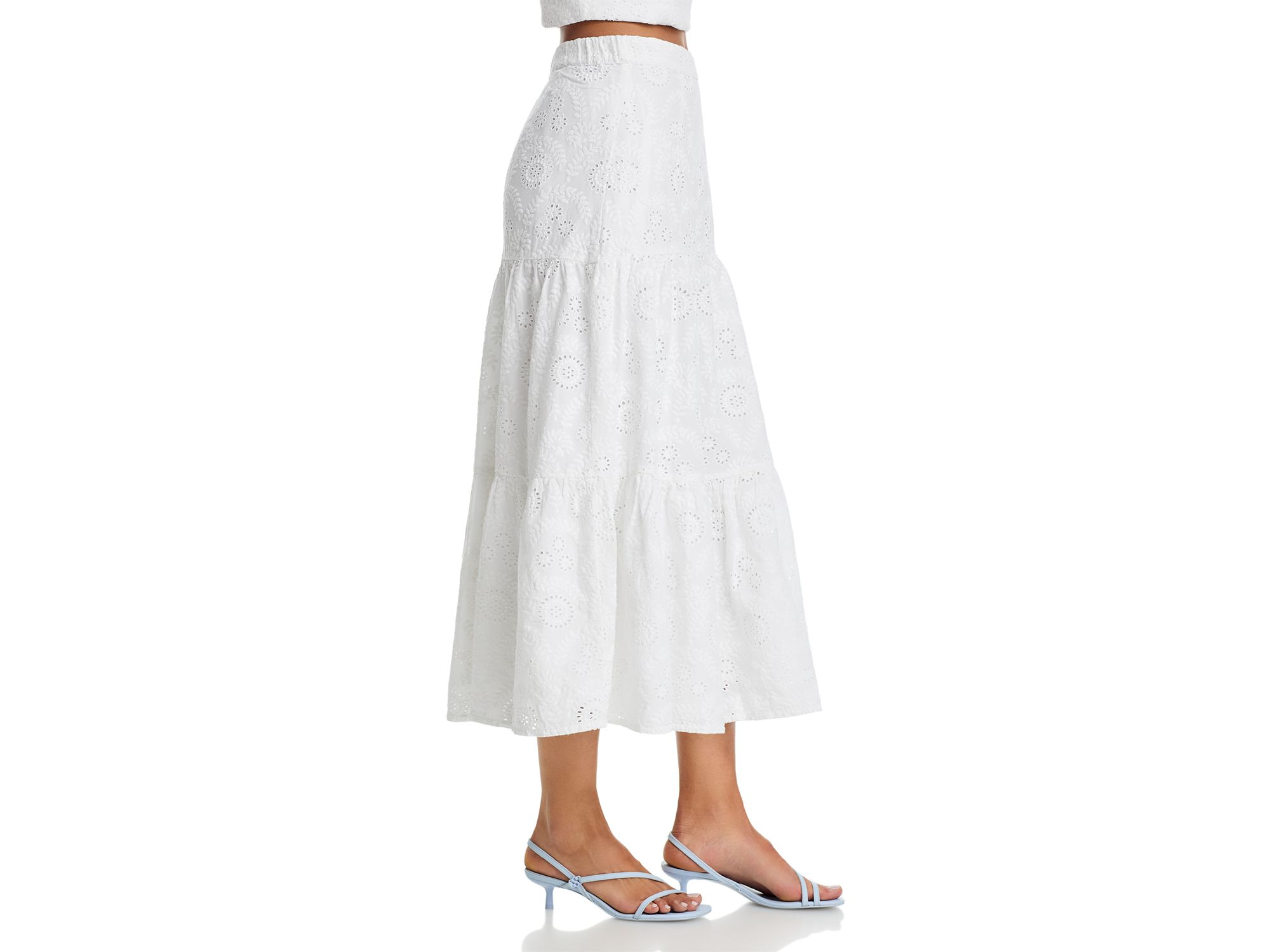 Svea Eyelet Cropped Top & Svea Eyelet Flared Skirt — Image 9