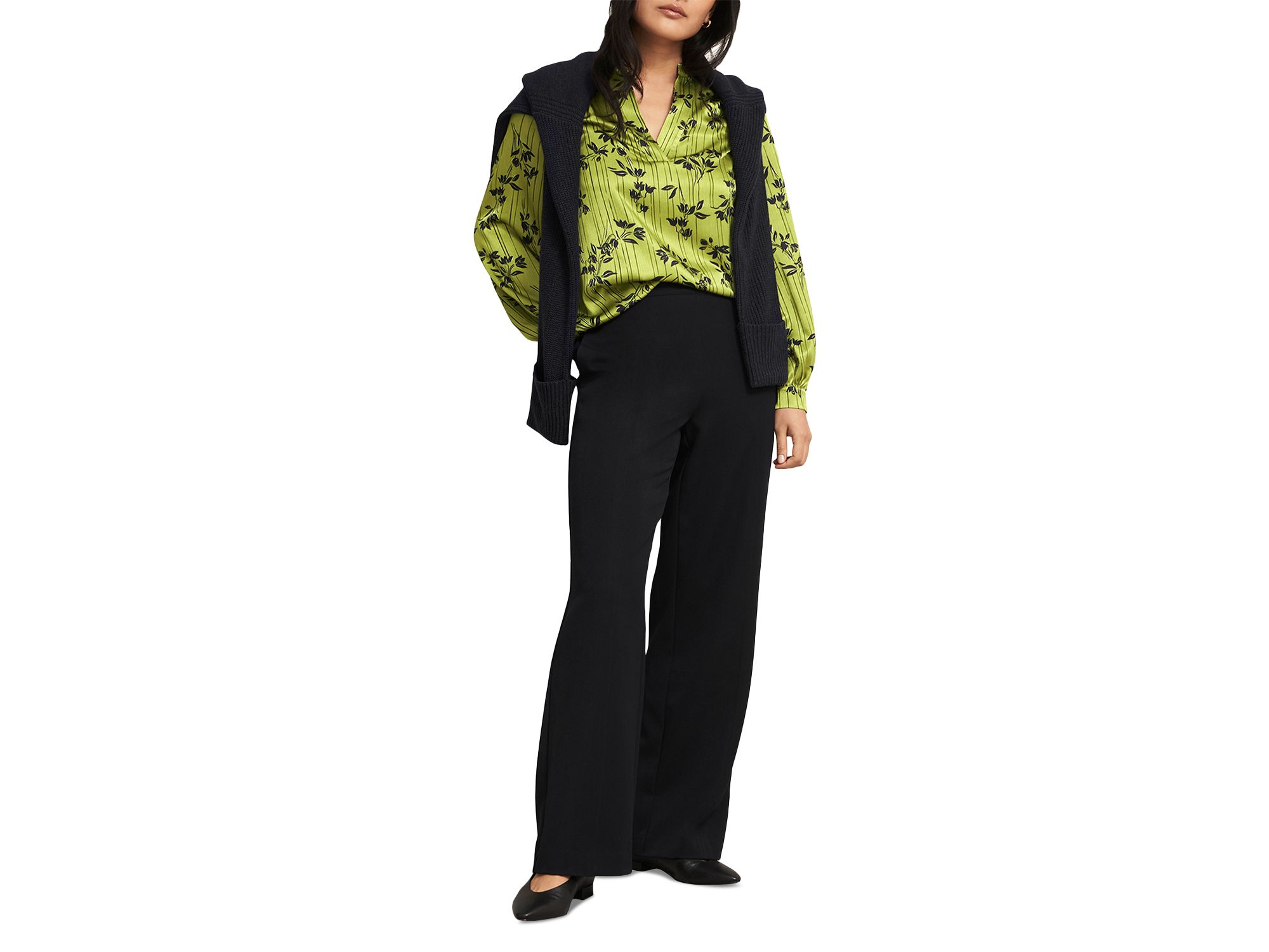 Fara Split Neck Top — Image 5