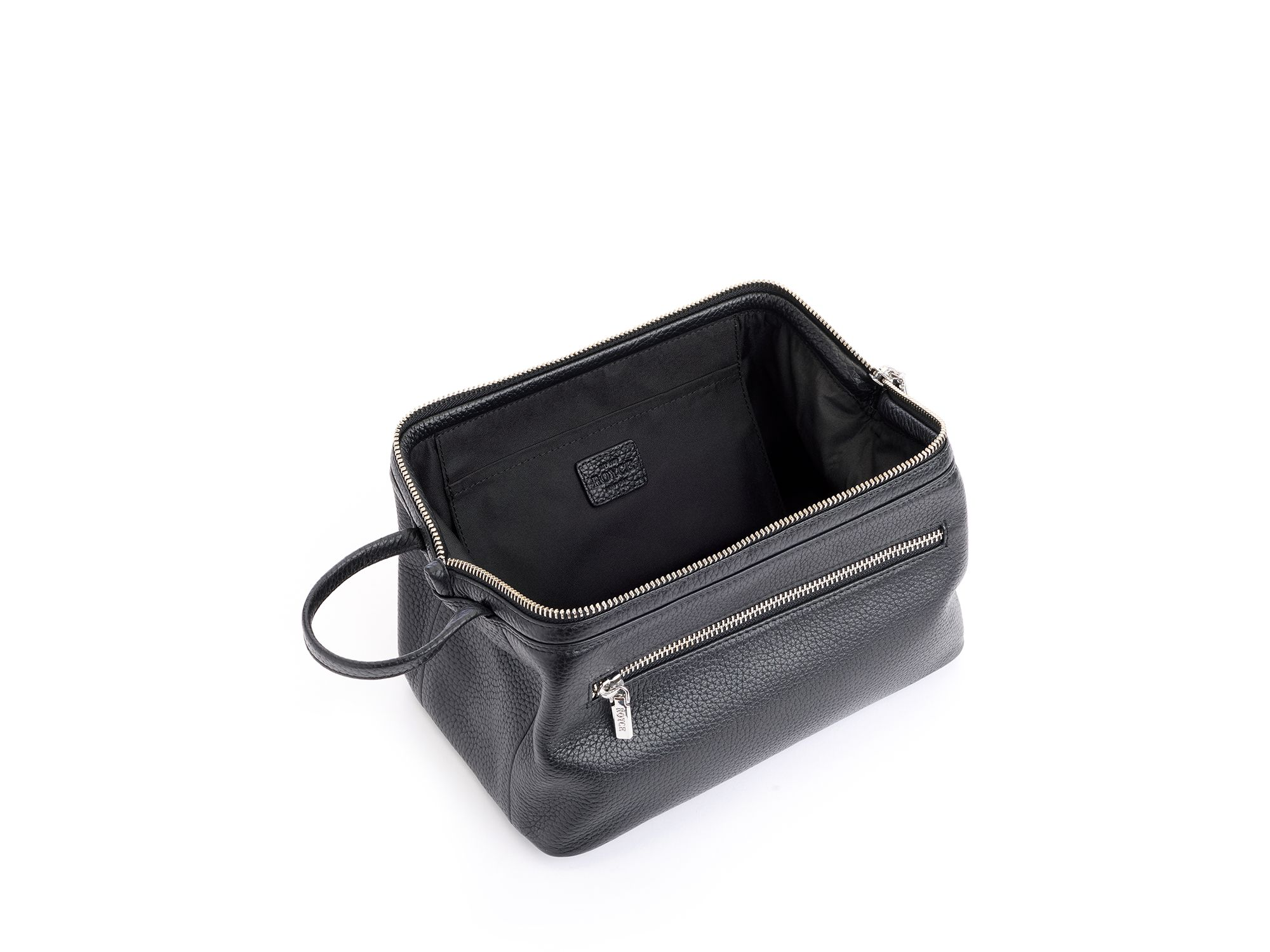 Classic Leather Toiletry Bag — Image 4