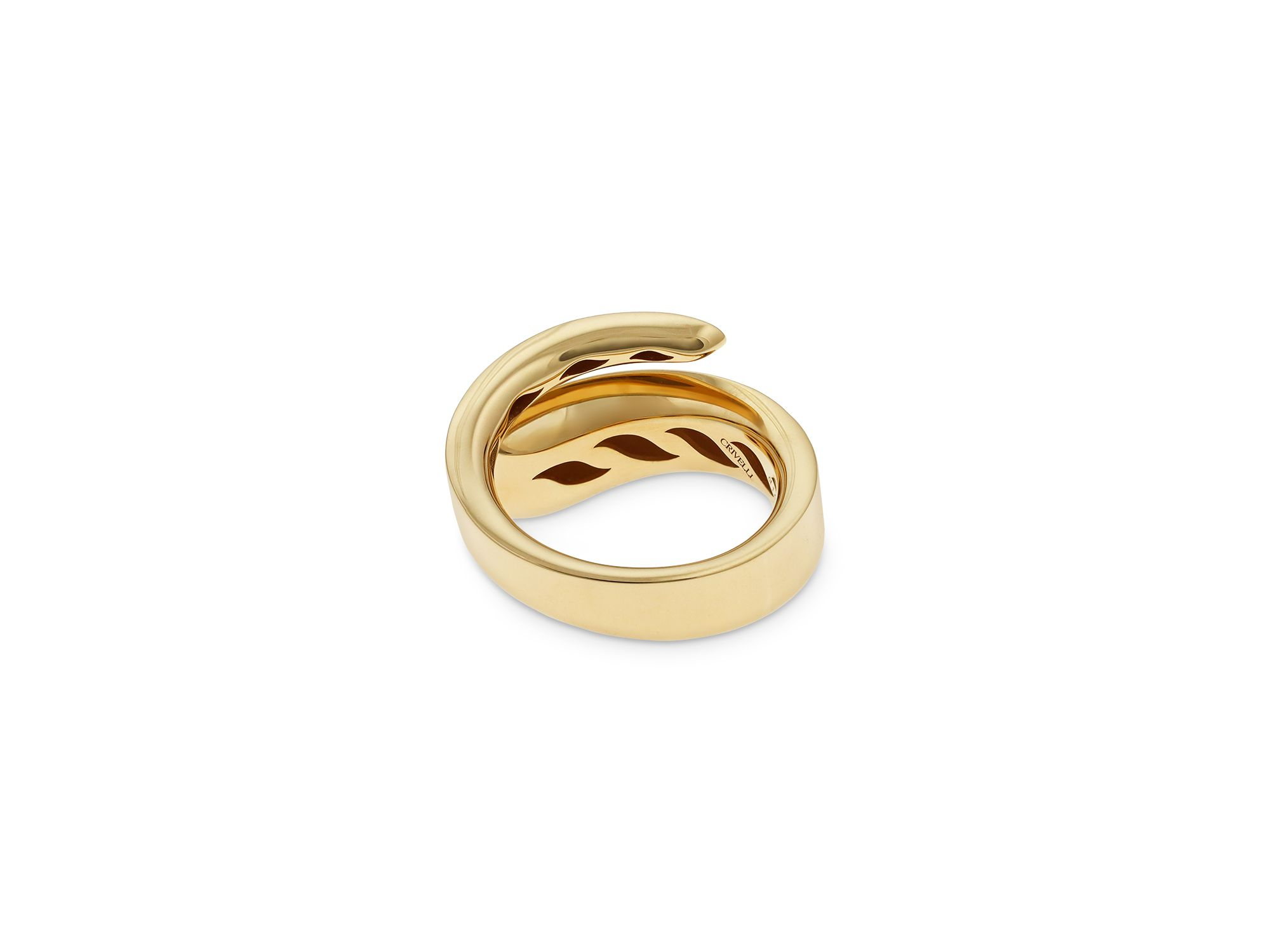 18K Yellow Gold Like Diamond Pavé Bypass Ring - Exclusive, Italy Campaign — Image 4
