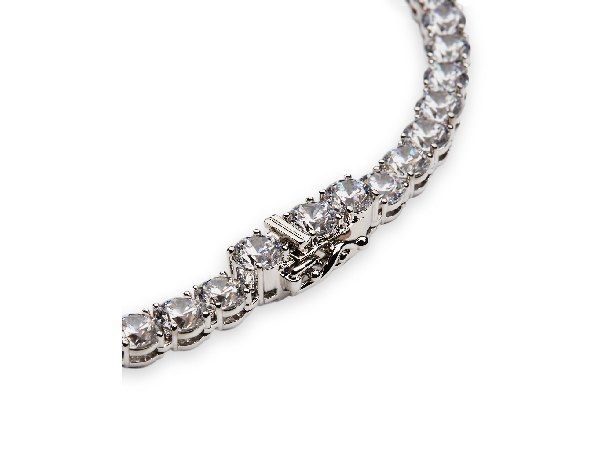 Classic Tennis Necklace, 16" — Image 4