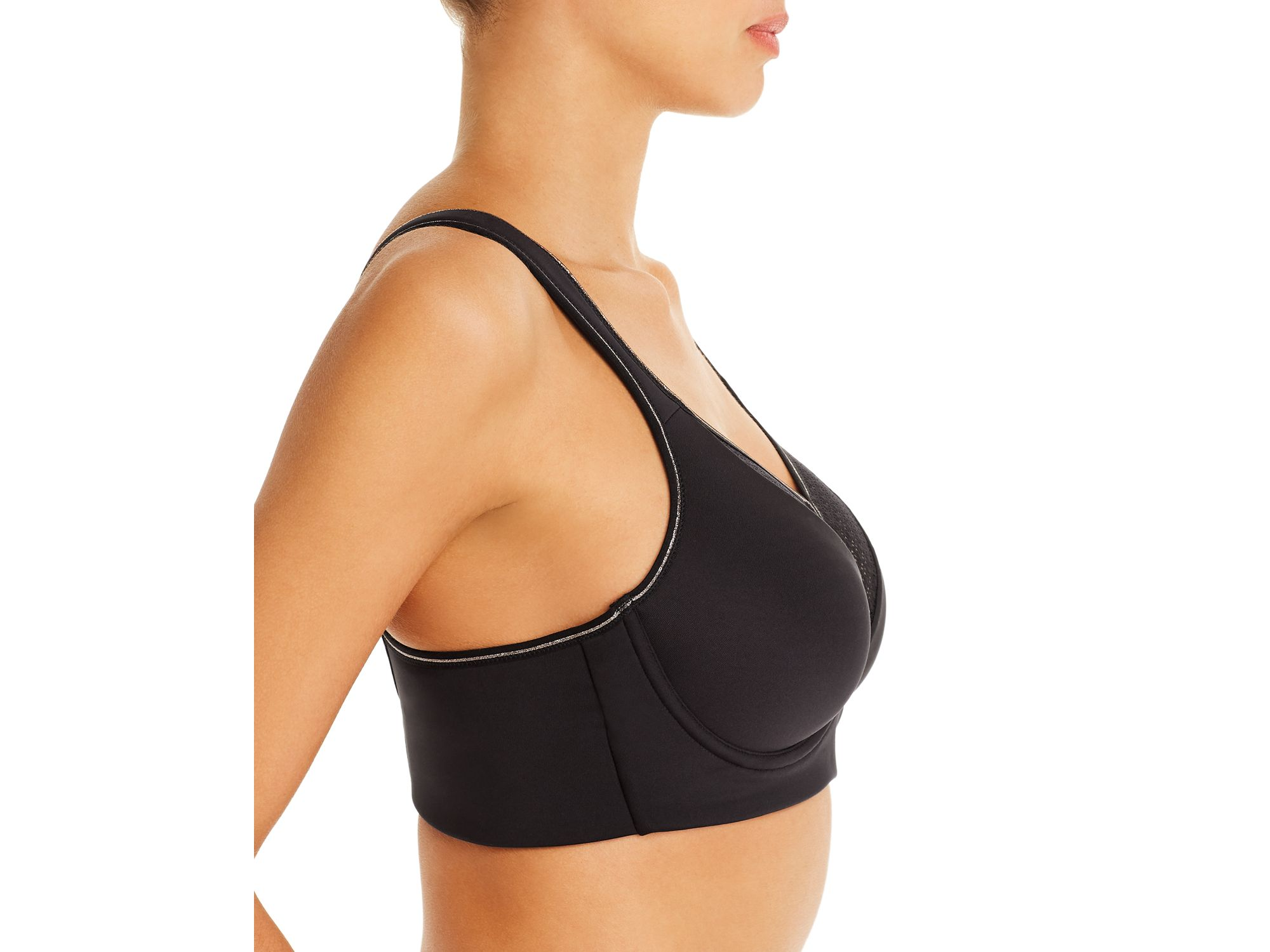 Harmony High Impact Mesh Trim Sports Bra — Image 5