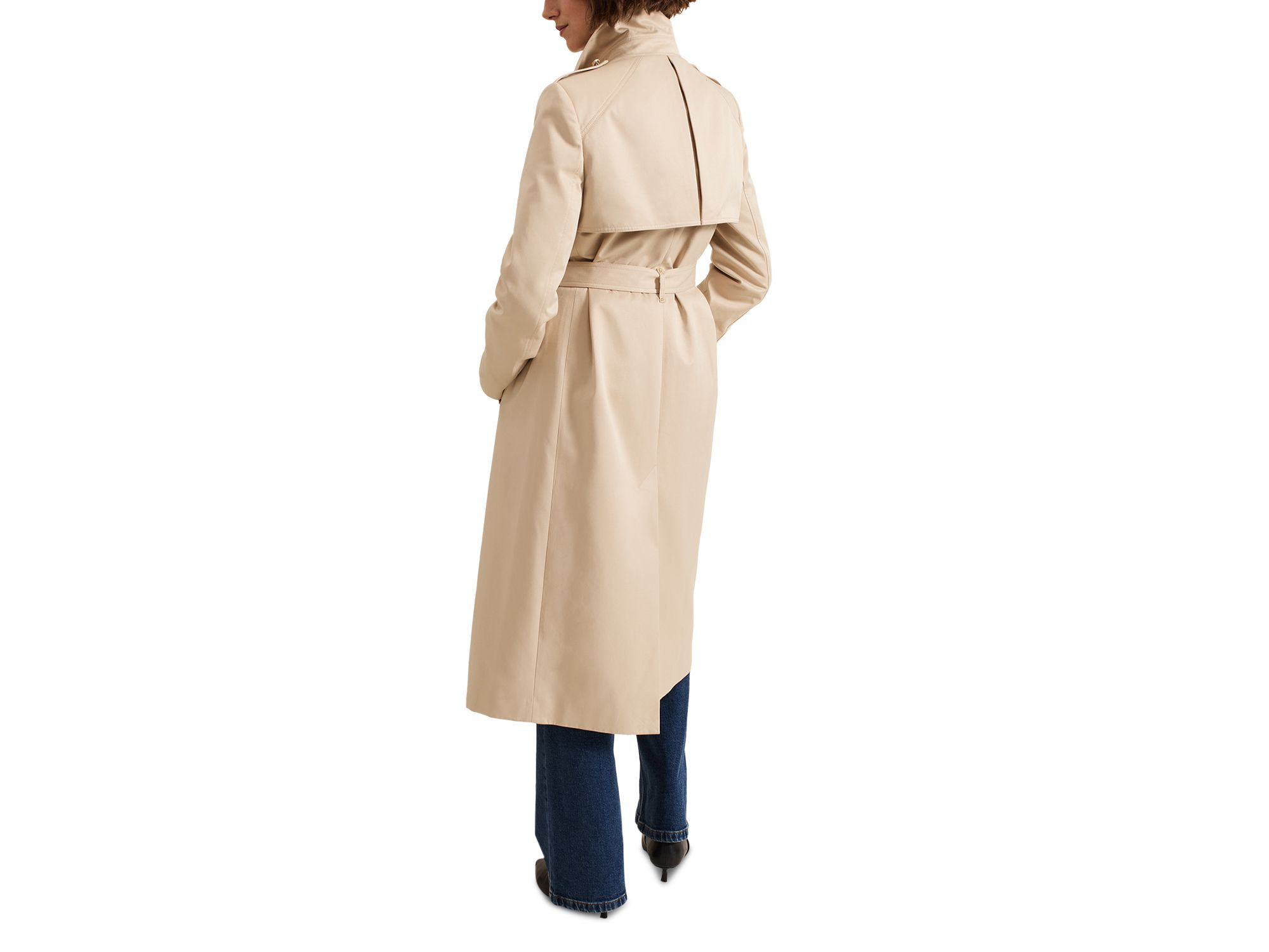 Cheryl Fitted Trench Button Up Jacket — Image 10