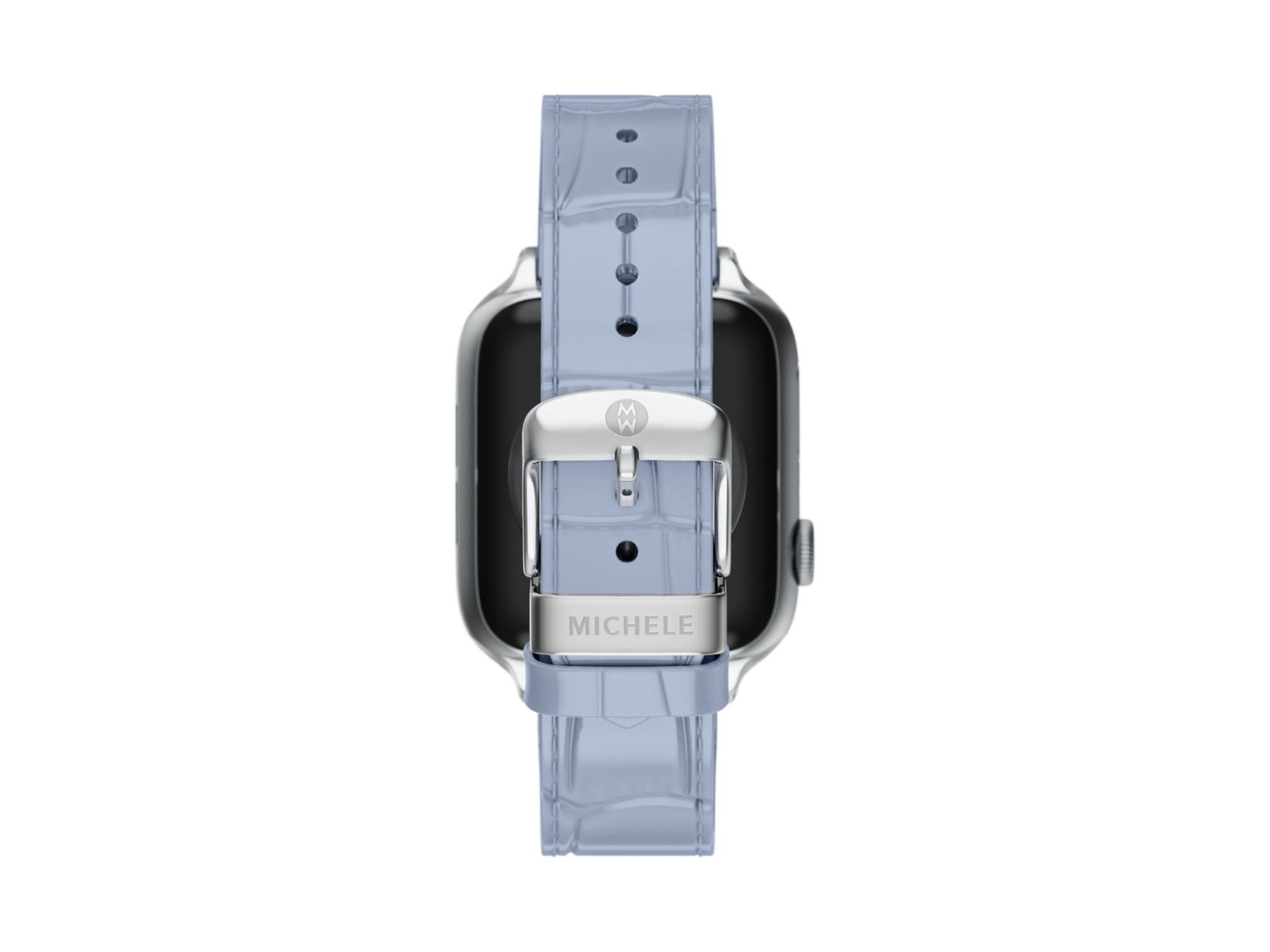 Pastel Blue Leather Band for Apple Watch®, 38/40/41/42mm and 42/44/45/46/49mm — Image 4