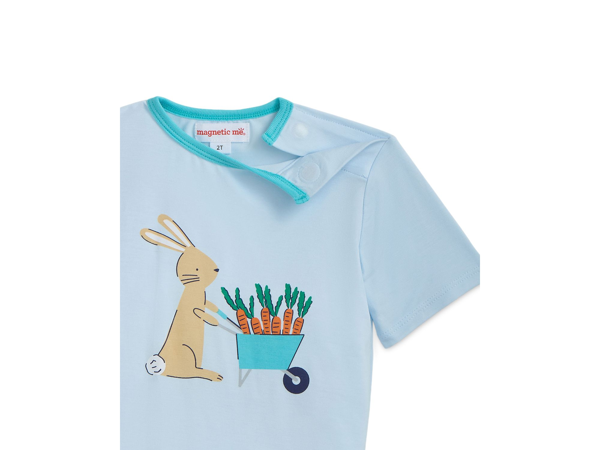 Boys' Bunny Garden Magnetic Top & Shorts Set - Little Kid, Big Kid — Image 4