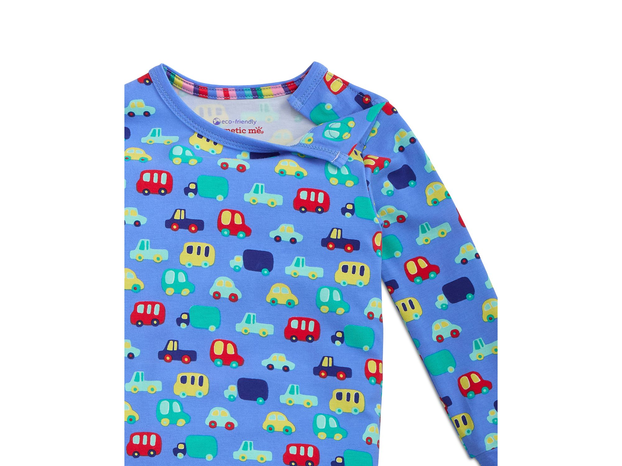 Boys' CloudStretch Magnetic Pajamas, 4-Piece Set - Baby, Little Kid, Big Kid — Image 3