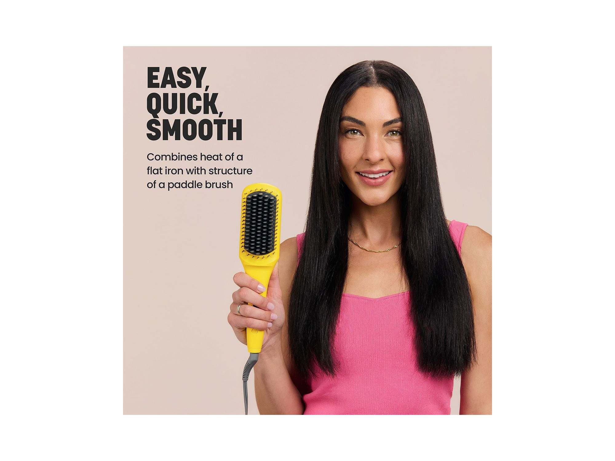 The Baby Brush Crush Mini Heated Straightening Brush — Image 3