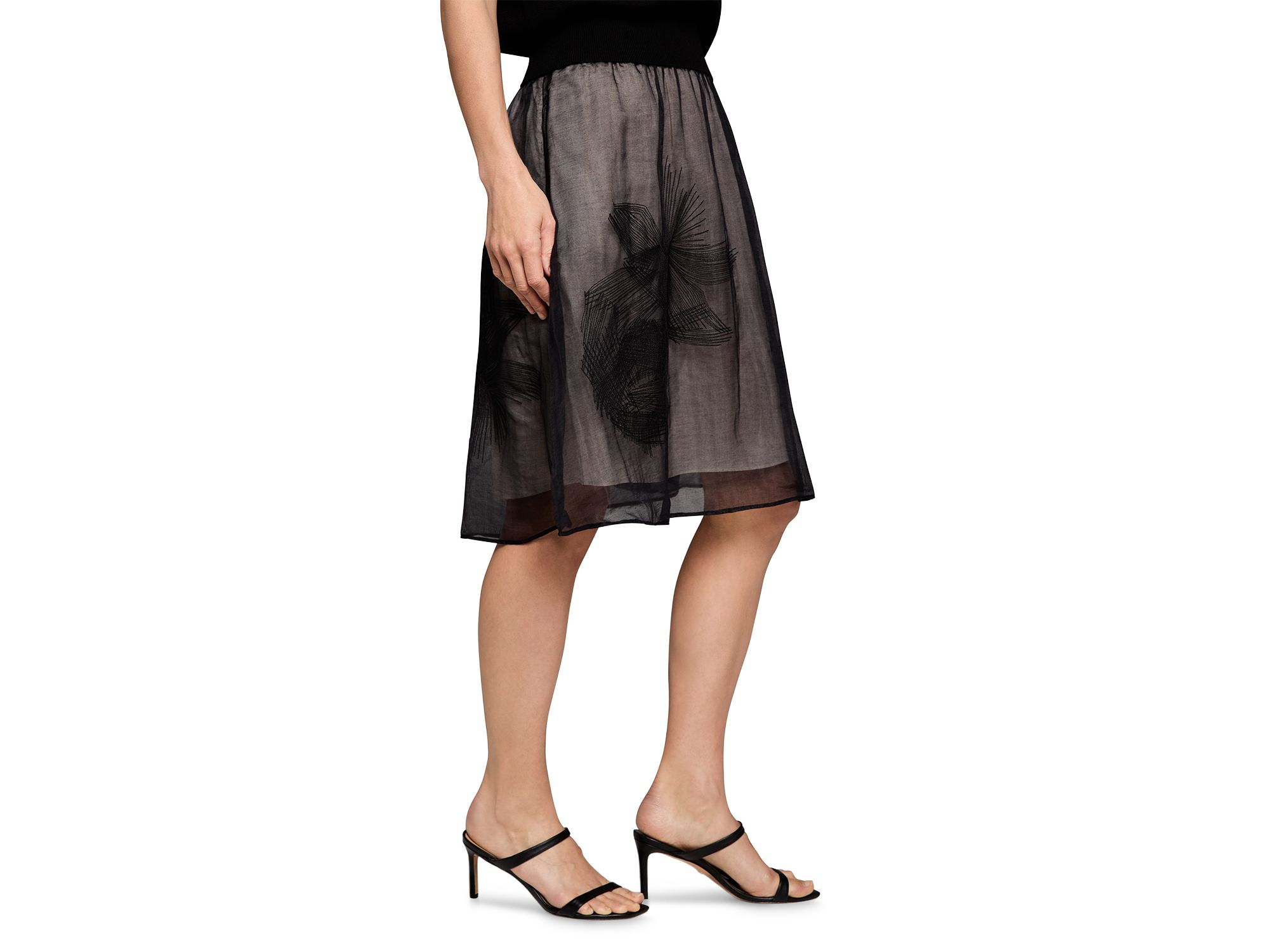 Embroidered Mesh Skirt — Image 3