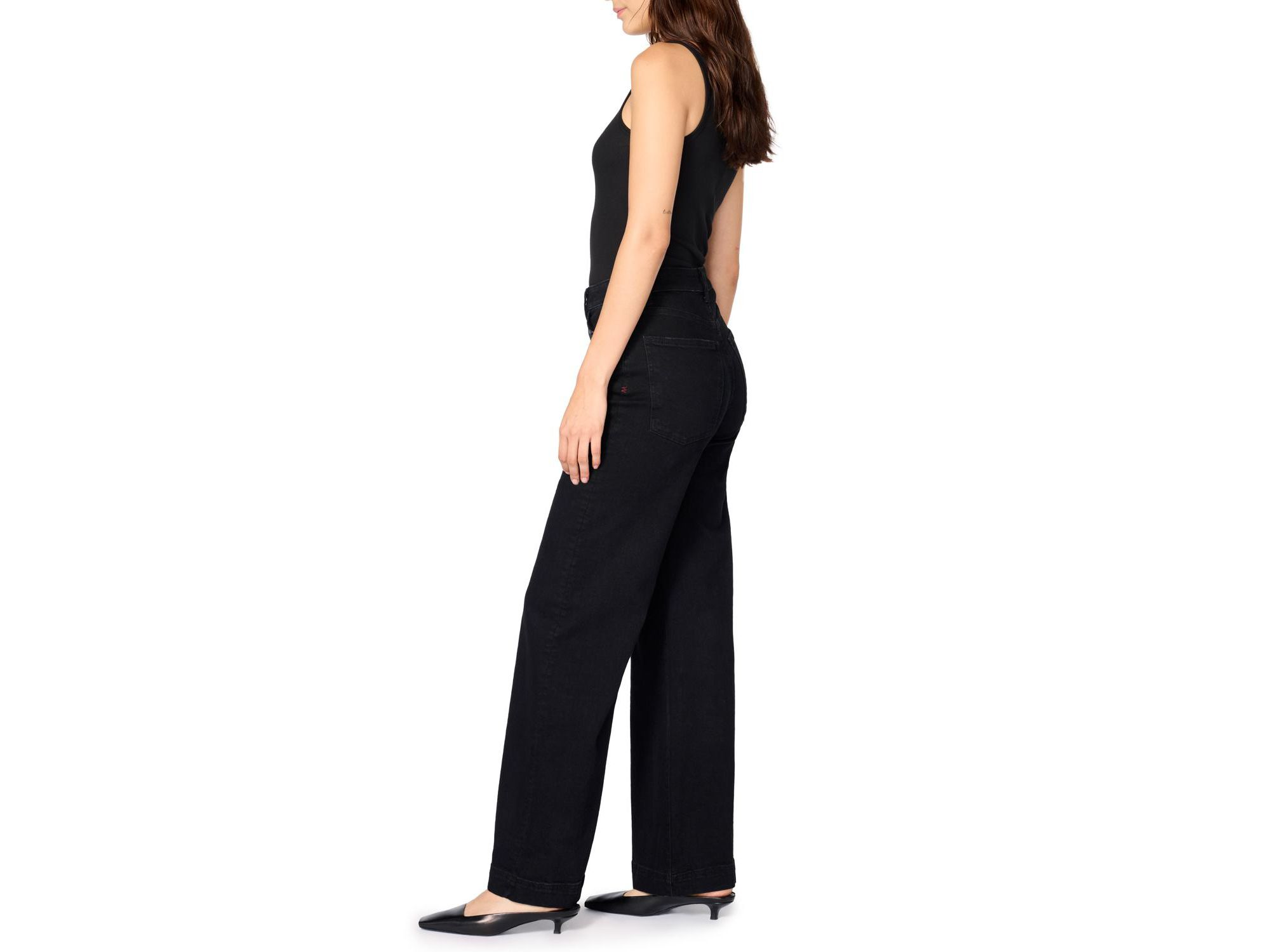 NCE Wide Leg Jeans in Inkwell — Image 5