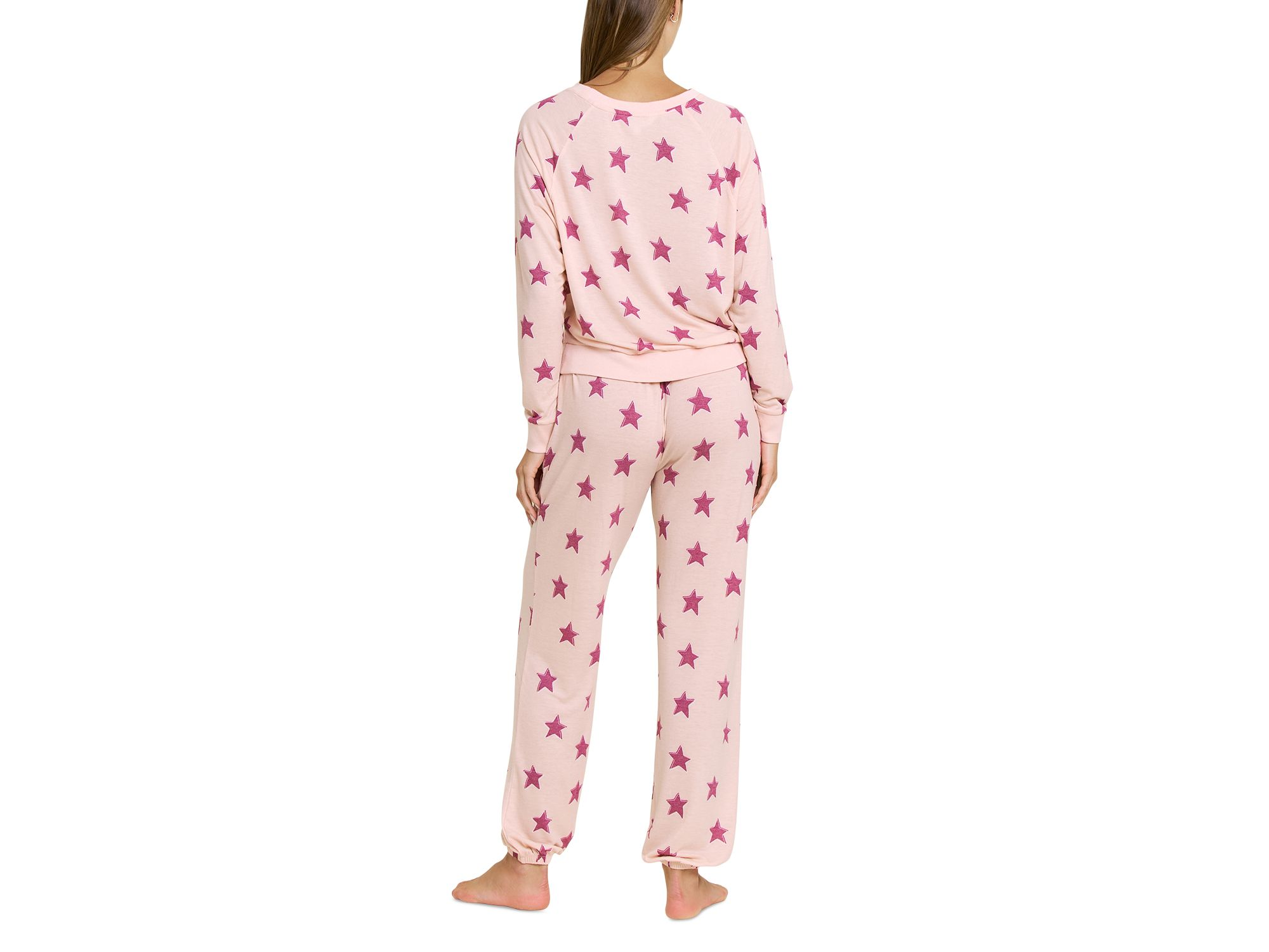 Star Seeker Lounge Set in Soft Pink Stars — Image 3