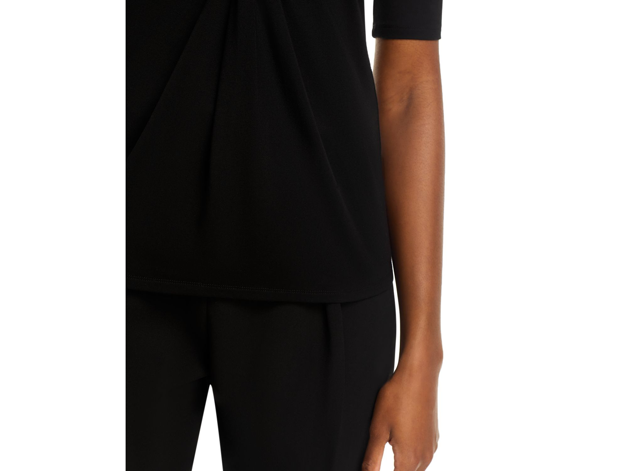 Elbow Sleeve Twist Front Top — Image 3