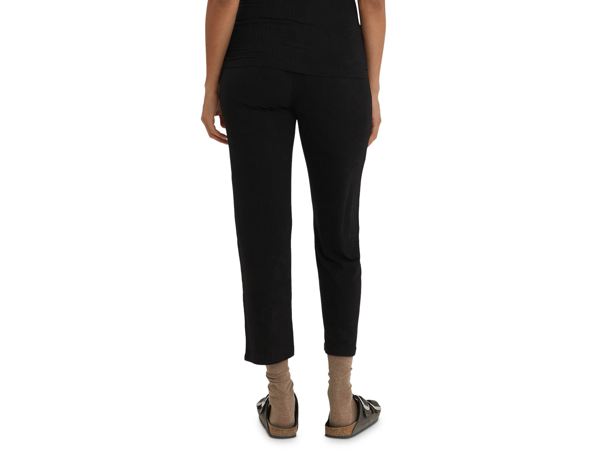 Camilla Ribbed Maternity Pants — Image 3