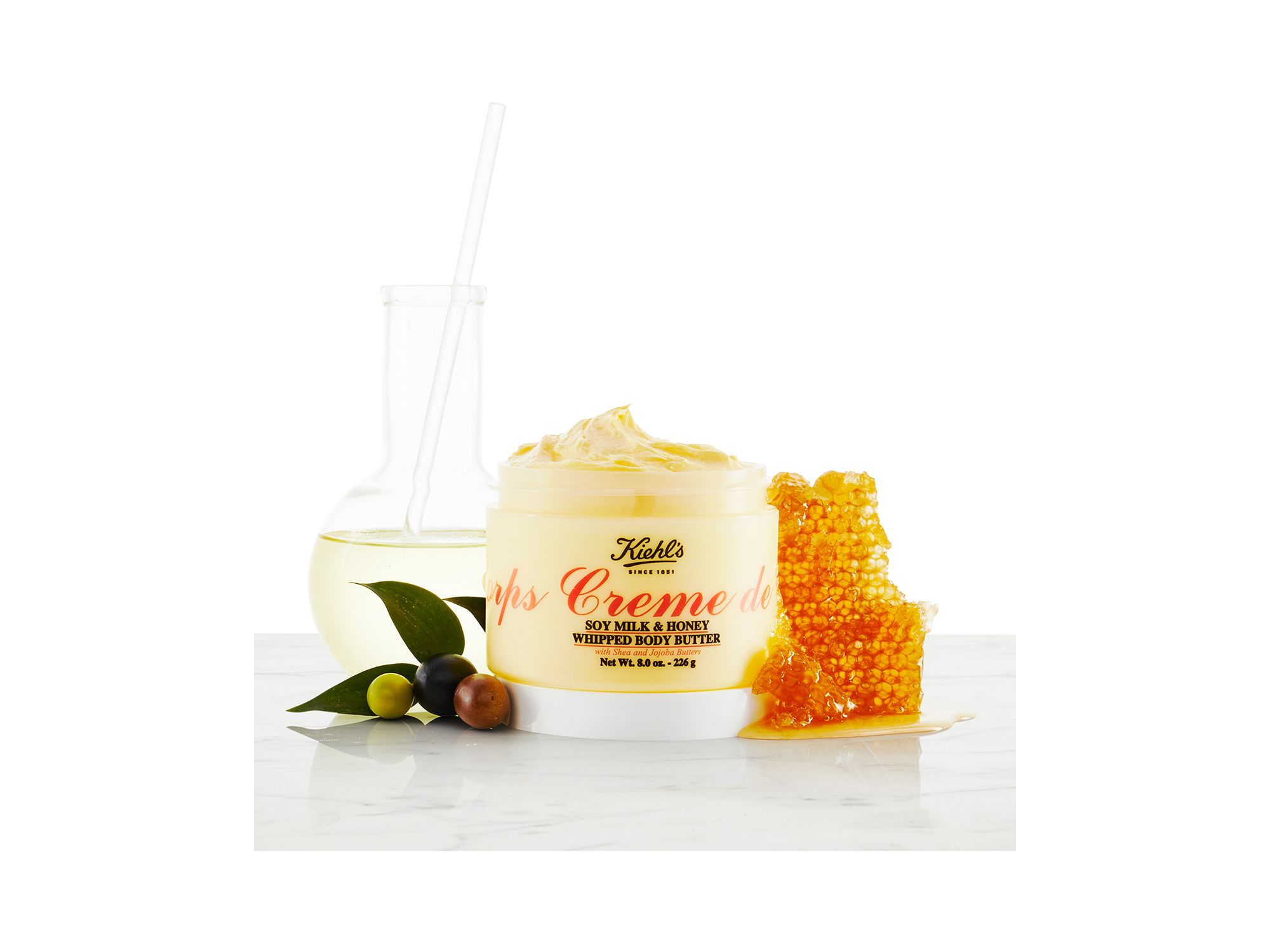 Creme de Corps Soy Milk & Honey Whipped Body Butter 8 oz. — Image 4
