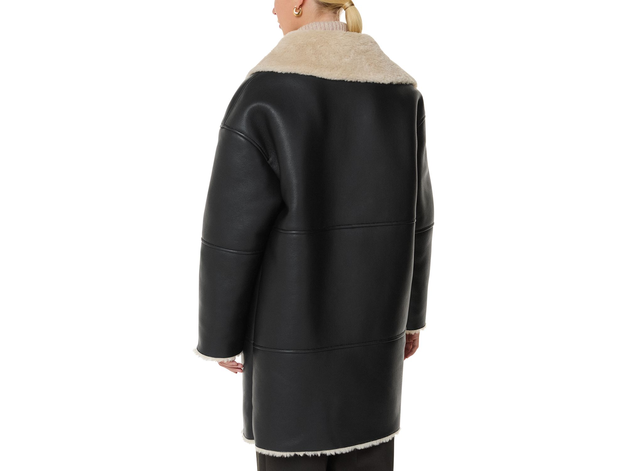 Luella Faux Fur Trim Coat — Image 4