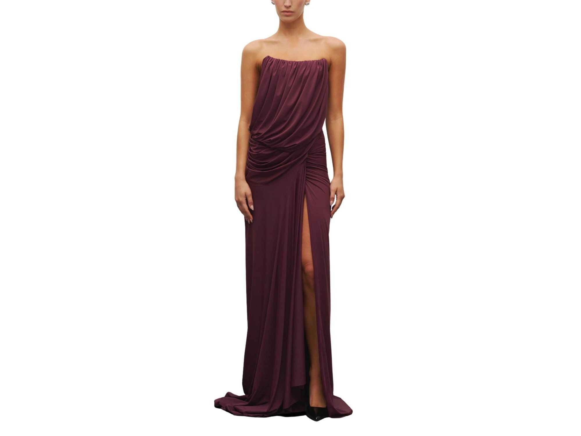 The Gathered Drape Gown - Image 1