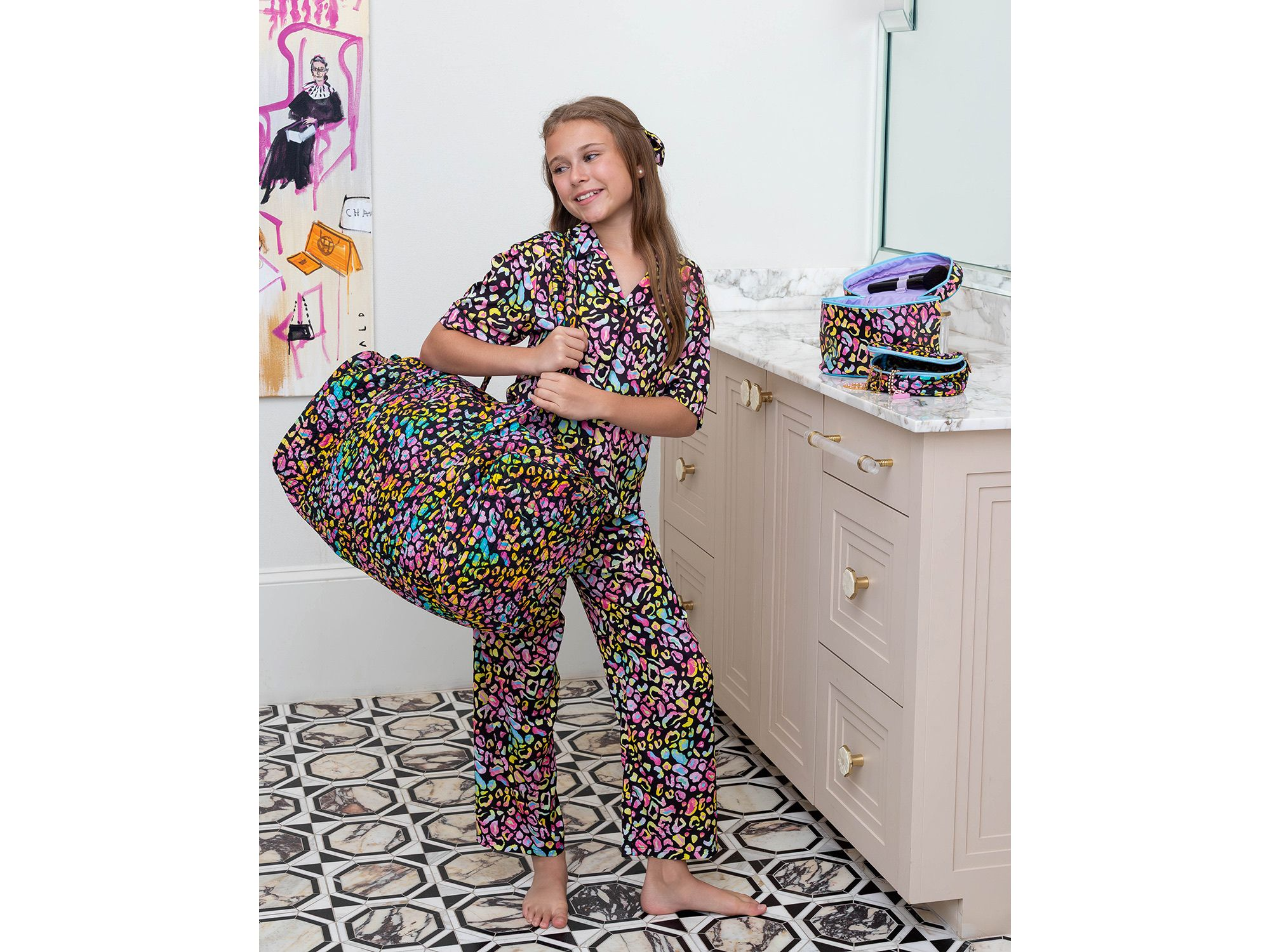 Bright Animal Weekender Duffle Bag — Image 3