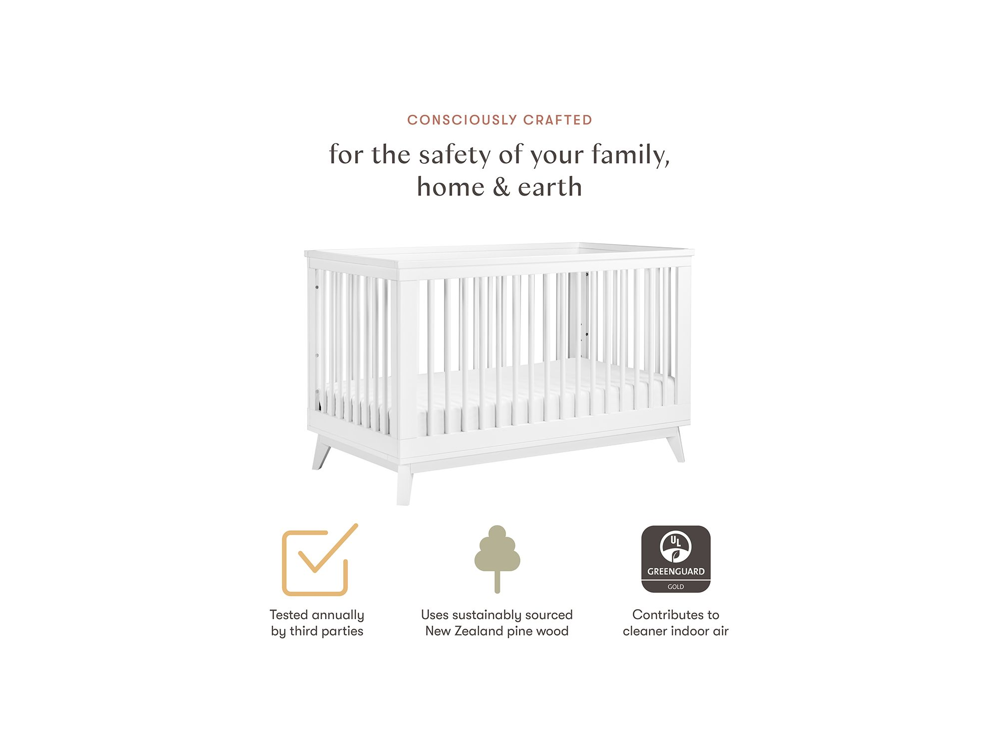 Scoot 3-in-1 Convertible Crib — Image 10