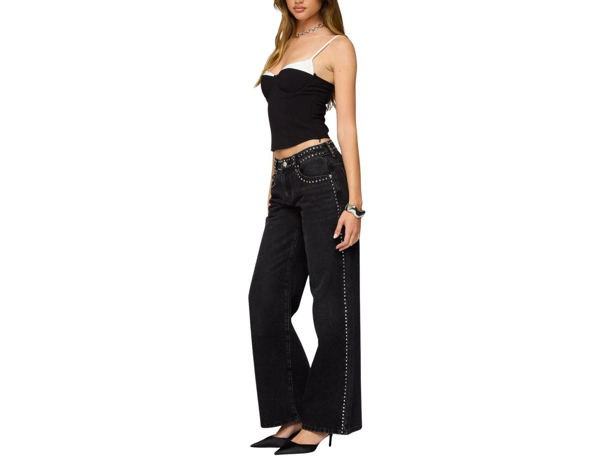 Contrast Peekaboo Corset — Image 3