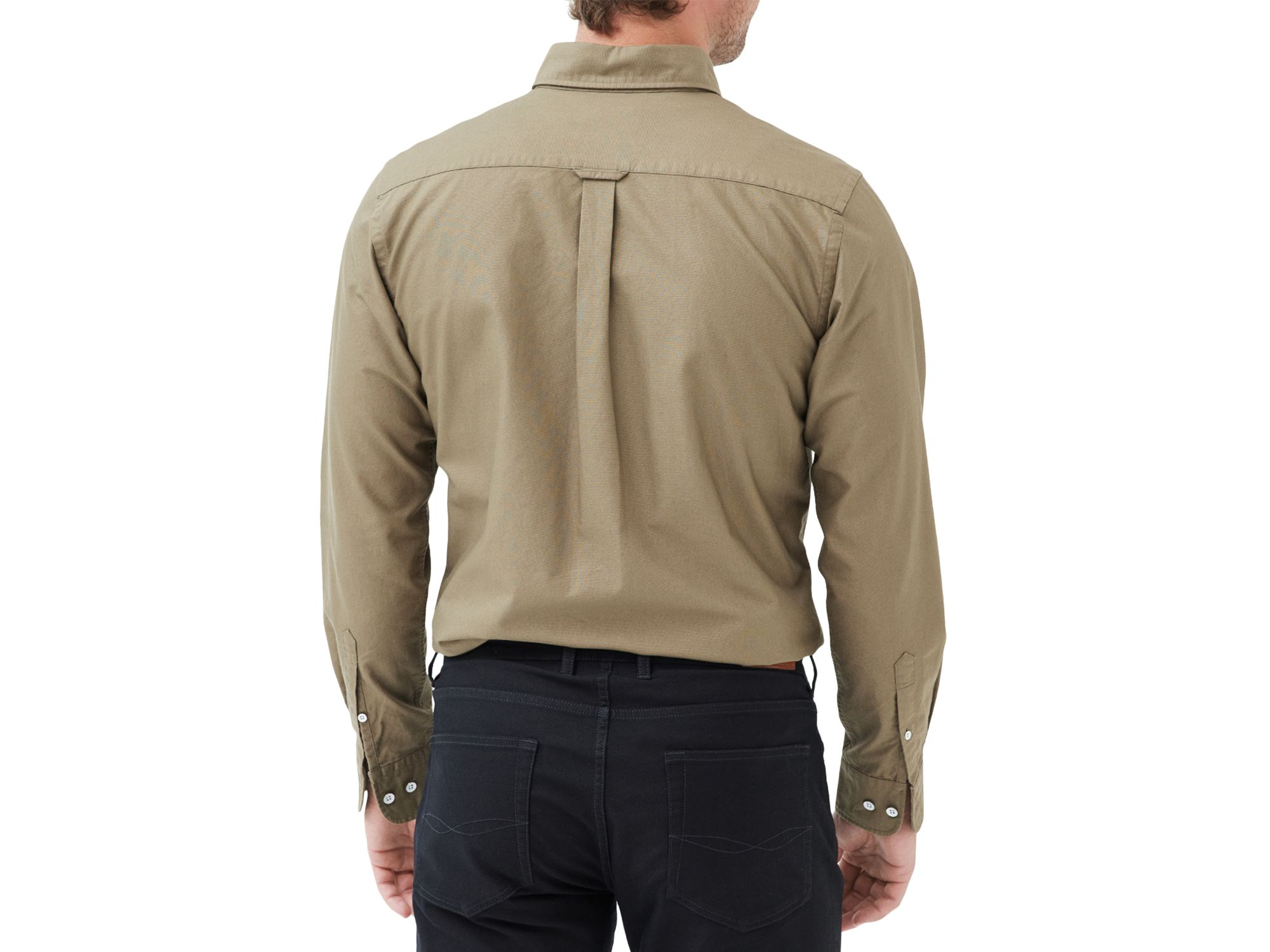 Gunn Oxford Long Sleeve Slim Fit Shirt — Image 3
