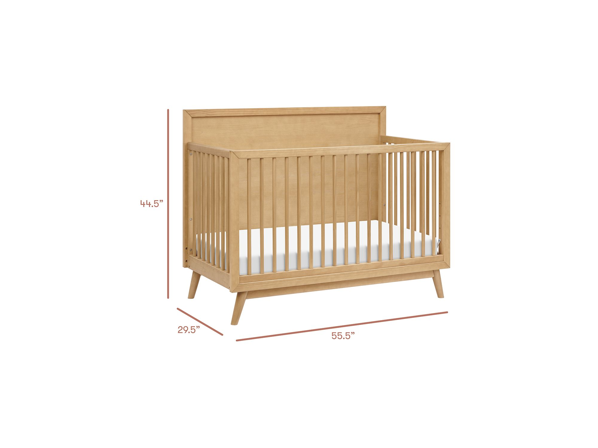 Palma 4-in-1 Convertible Crib with Toddler Bed Conversion Kit — Image 4
