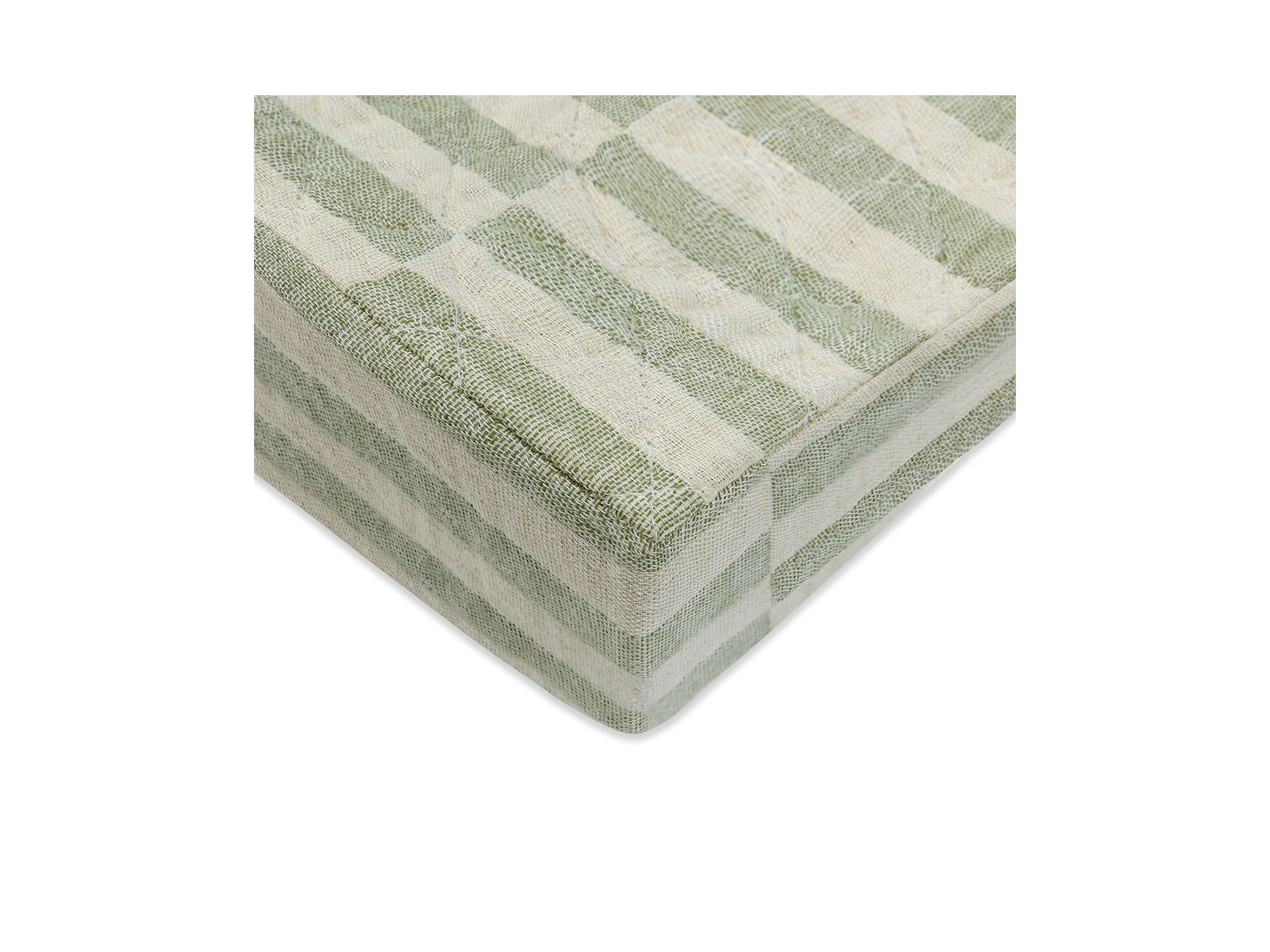 Quilted Changing Pad Cover in Muslin Cotton — Image 4