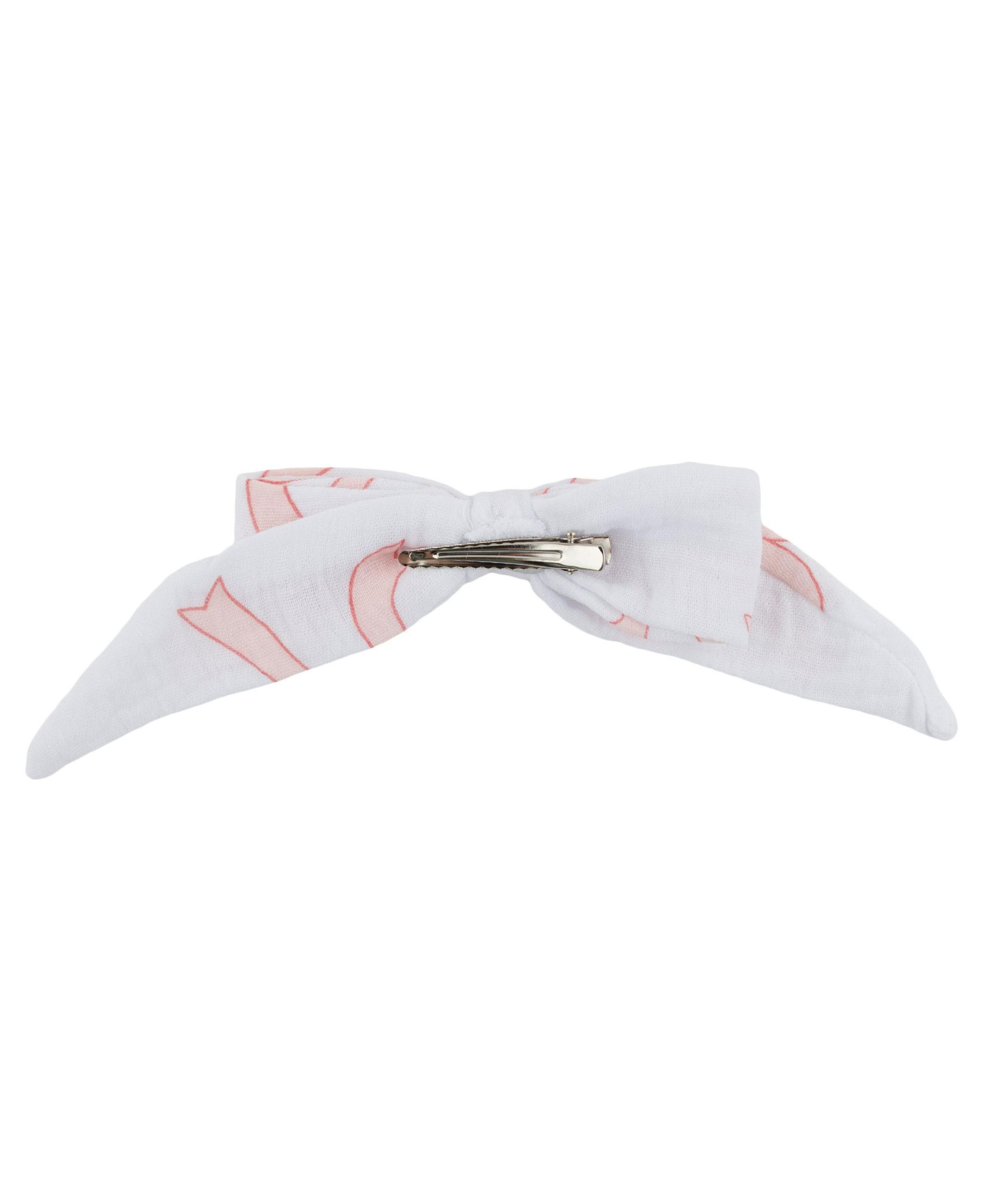 Girls' Tie Bow Big Bows in Pink Hair Clip - Baby — Image 3