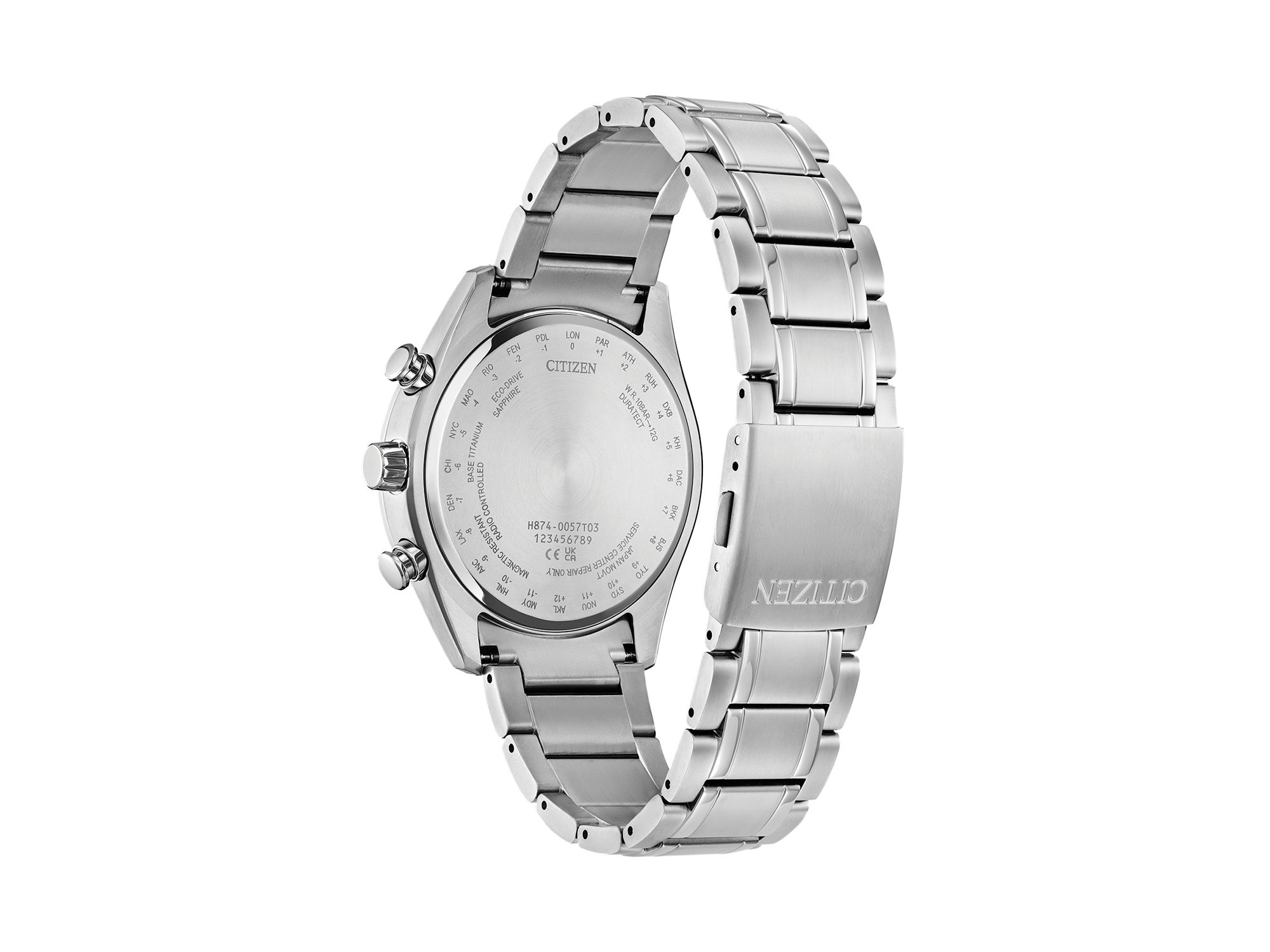 Eco-Drive Sport Luxury Titanium Watch, 43mm — Image 3