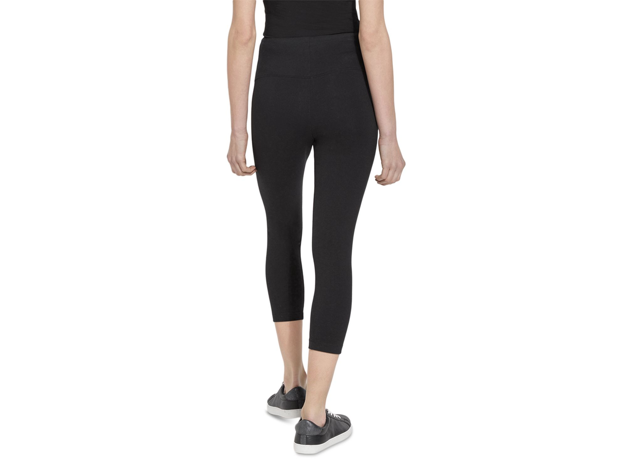 Cotton Stretch Cropped Leggings — Image 5