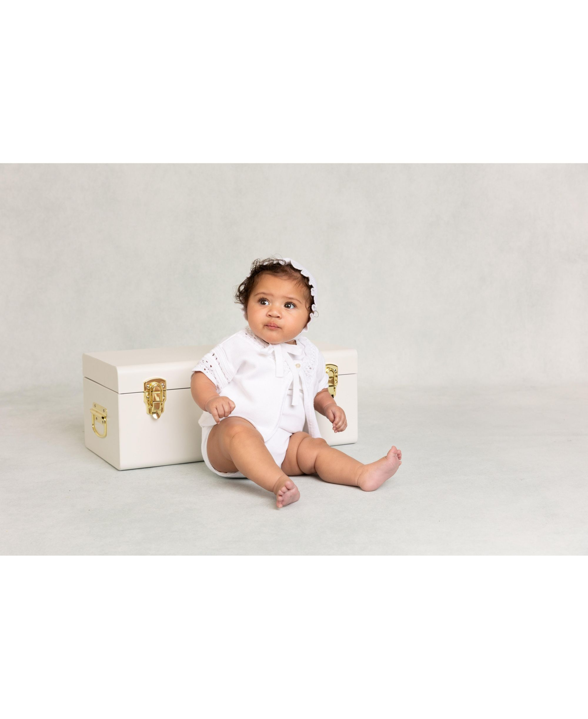Girls' Crochet Cardigan & Romper Set - Baby — Image 3