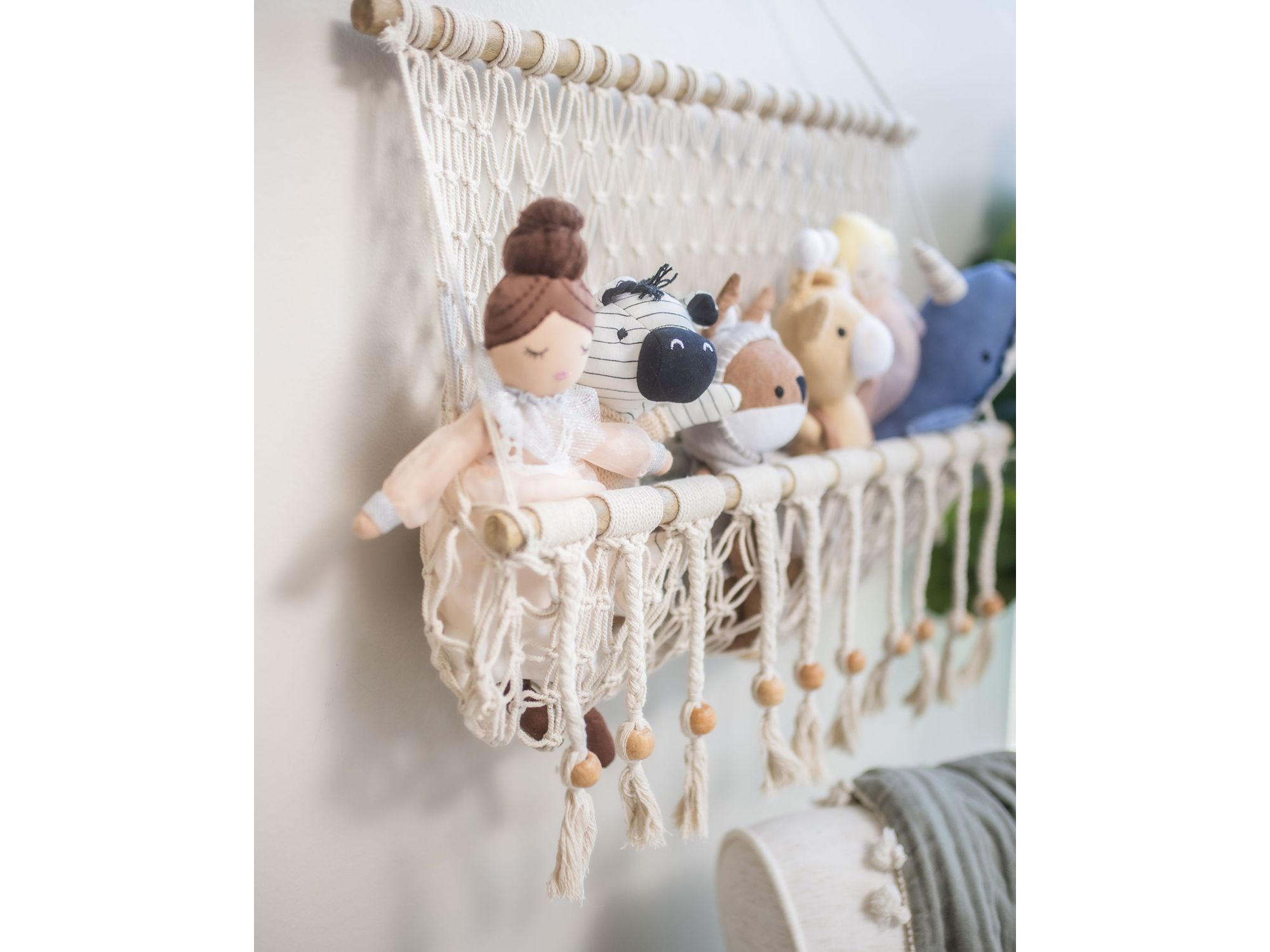 Willow Macrame Storage Wall Decor — Image 4