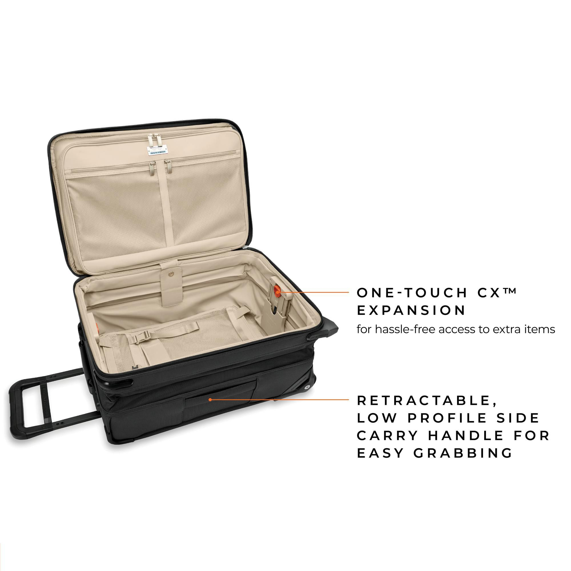 Baseline Essential 2 Wheel Carry On Suitcase — Image 10