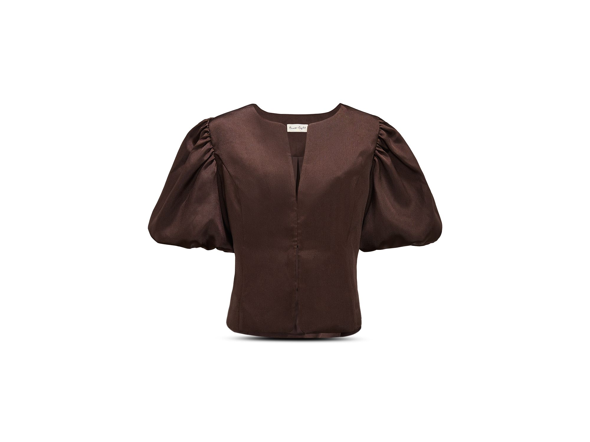 Ivy Satin Puff Sleeve Jacket — Image 7