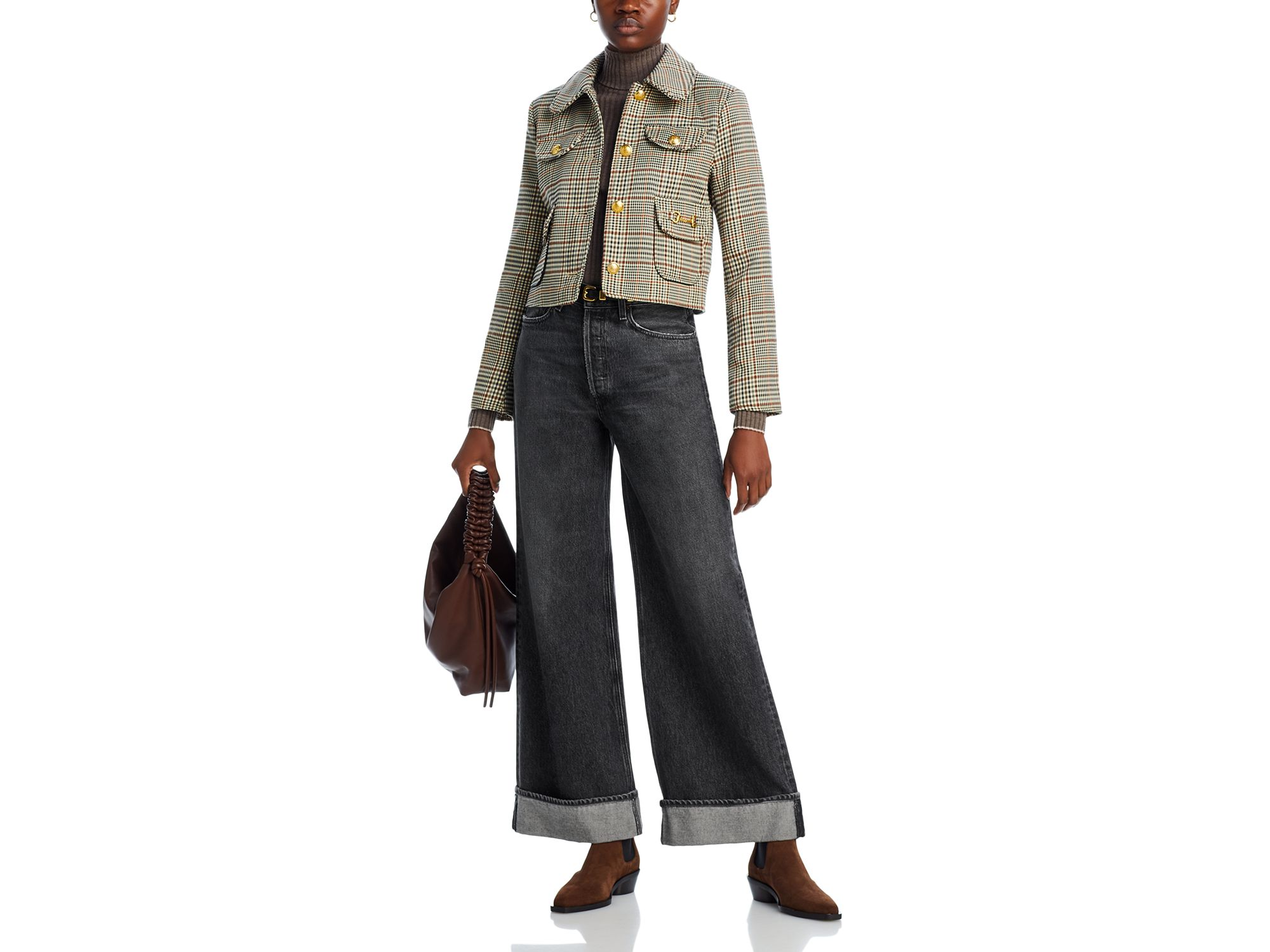 Plaid Four Pocket Jacket — Image 7
